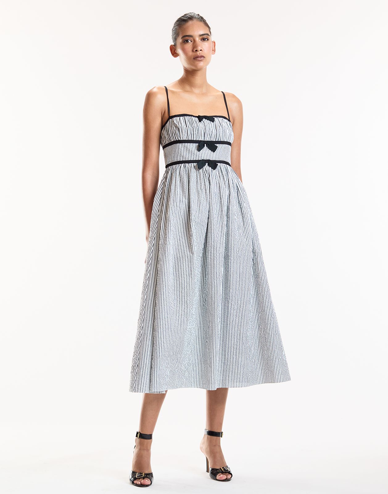 Clara Seersucker Dress