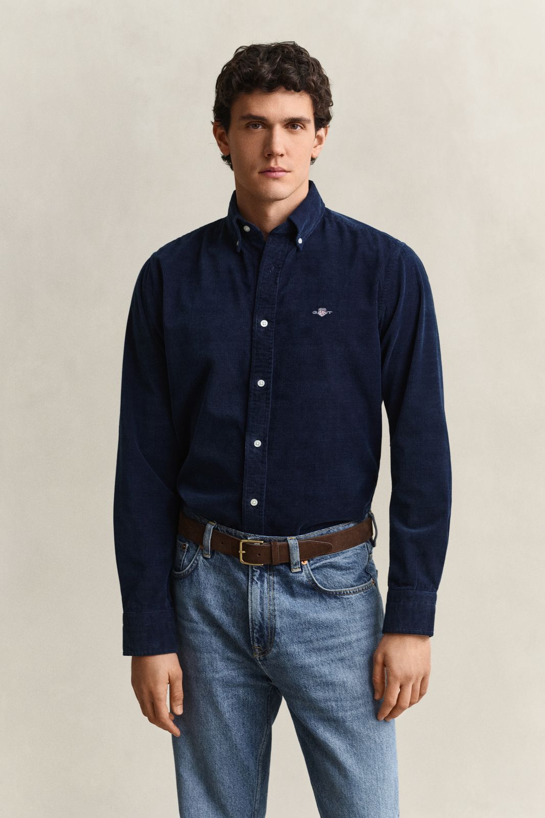 Indigo Corduroy Shirt - INDIGO