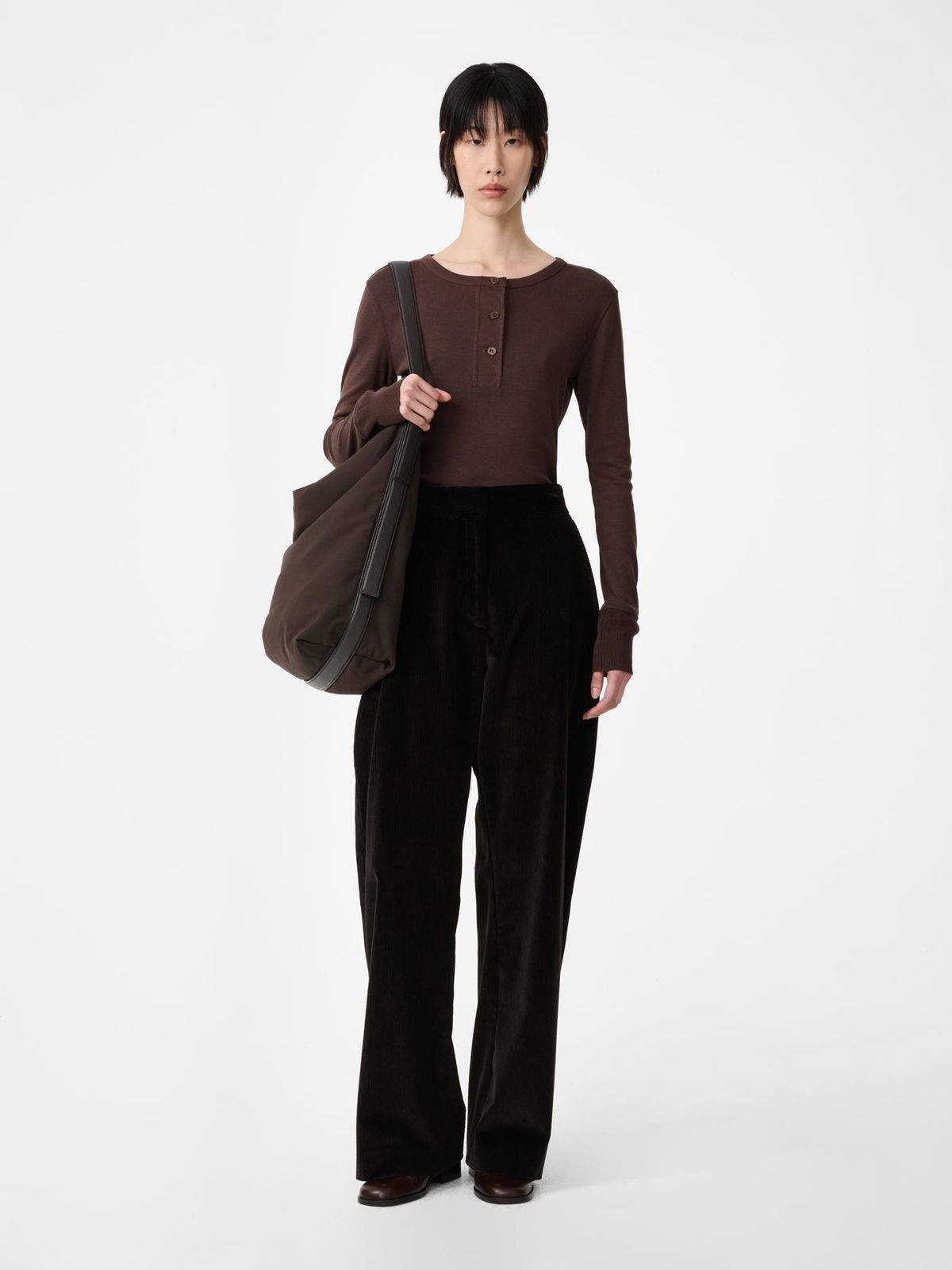 Roane Jersey In Espresso