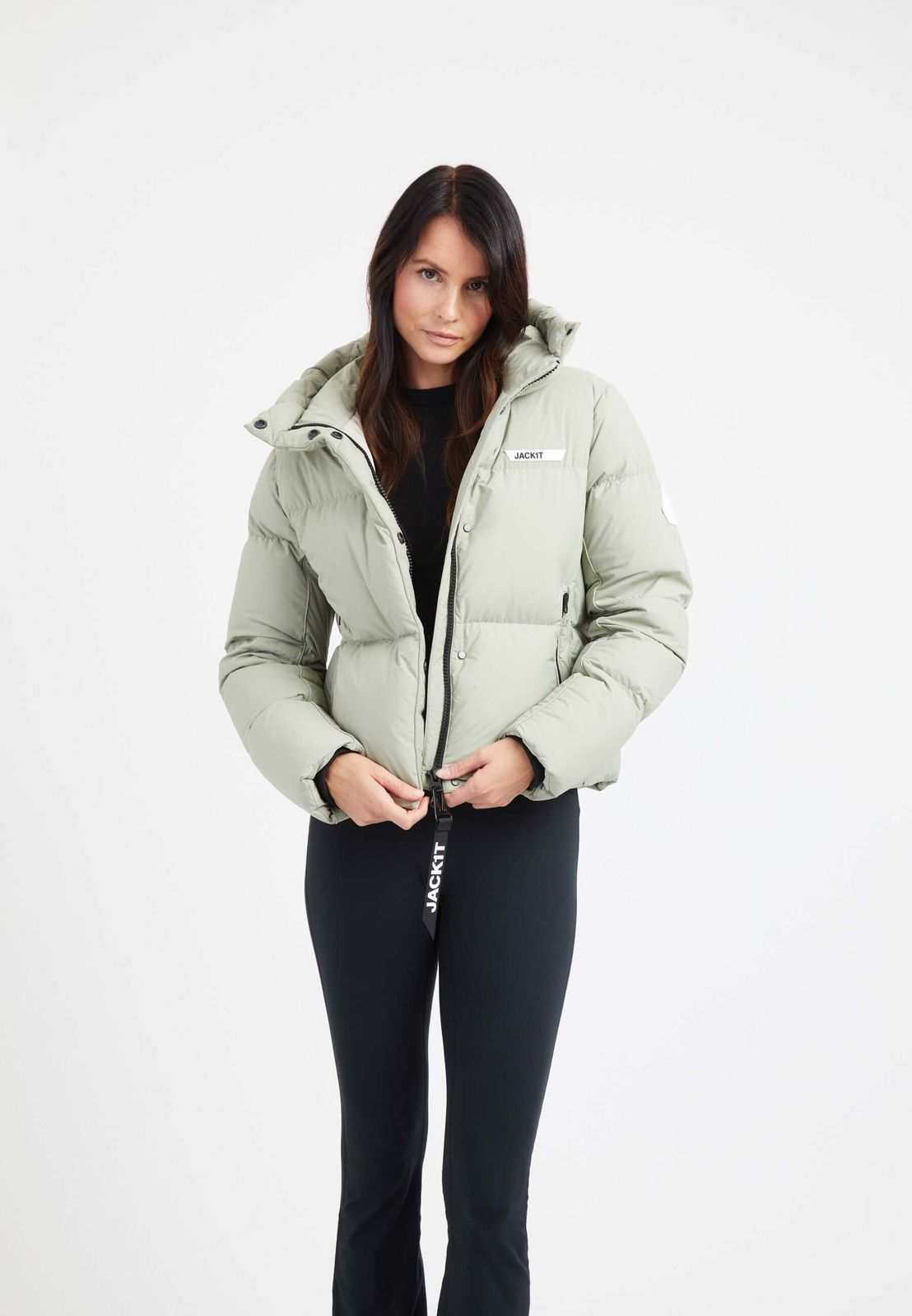 Star Shower Down Puffer Jacket Sage
