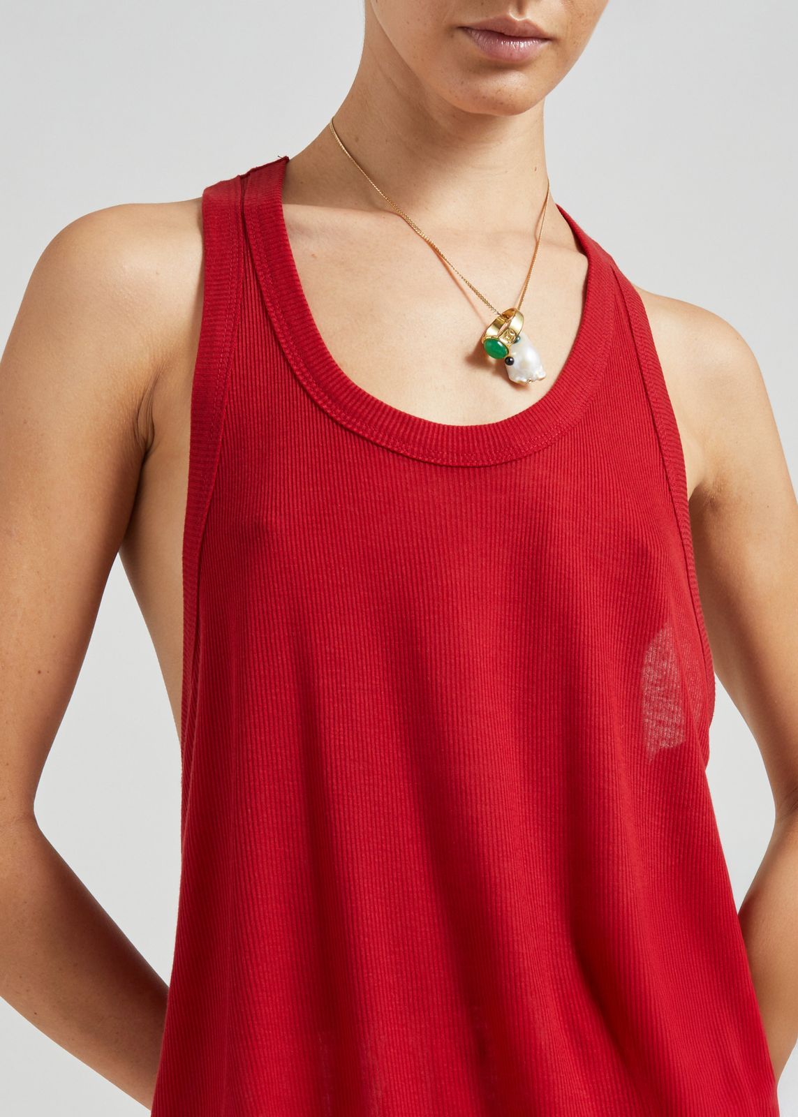 Tolfa Soft Tank Top - Red