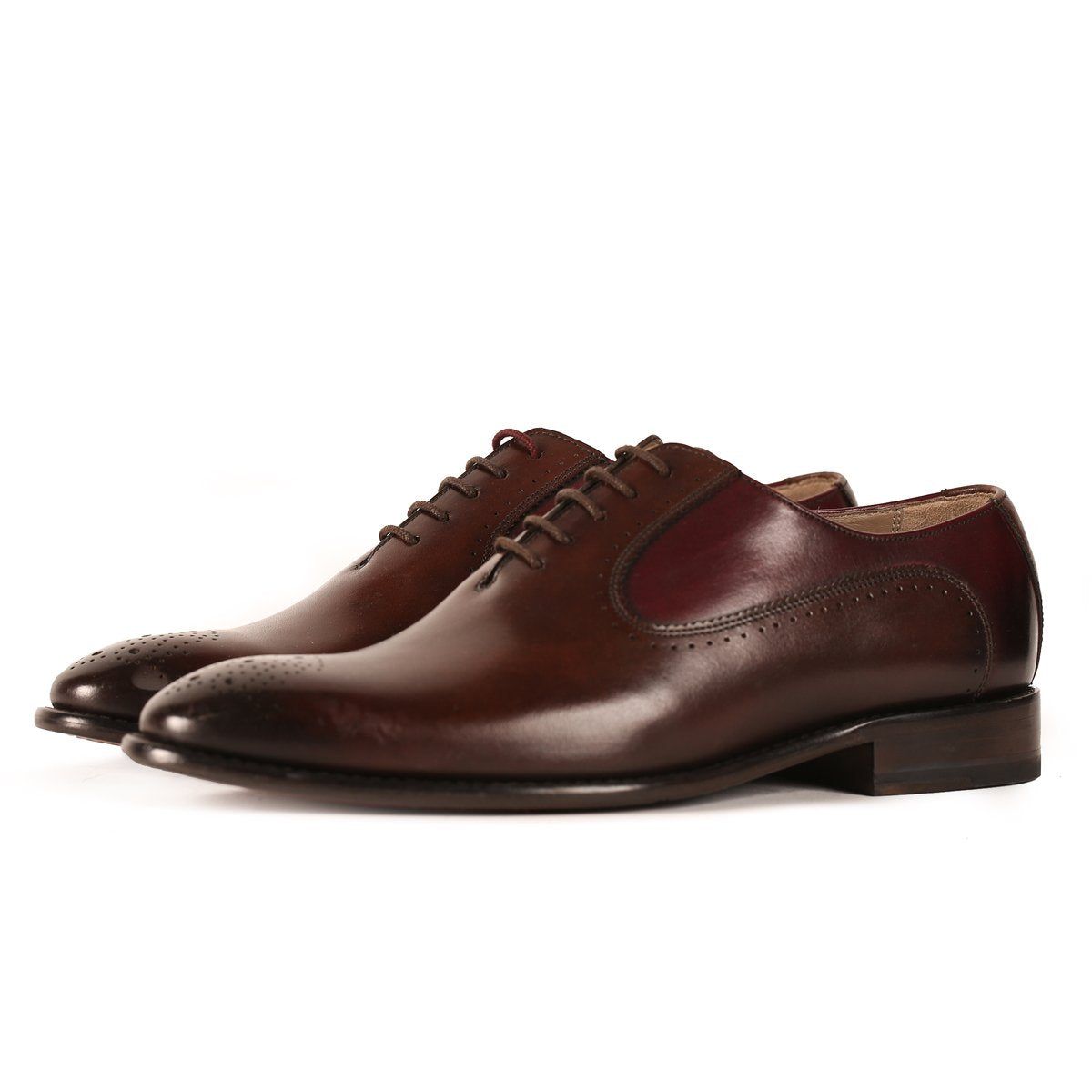 Whitewell Brown/burgundy