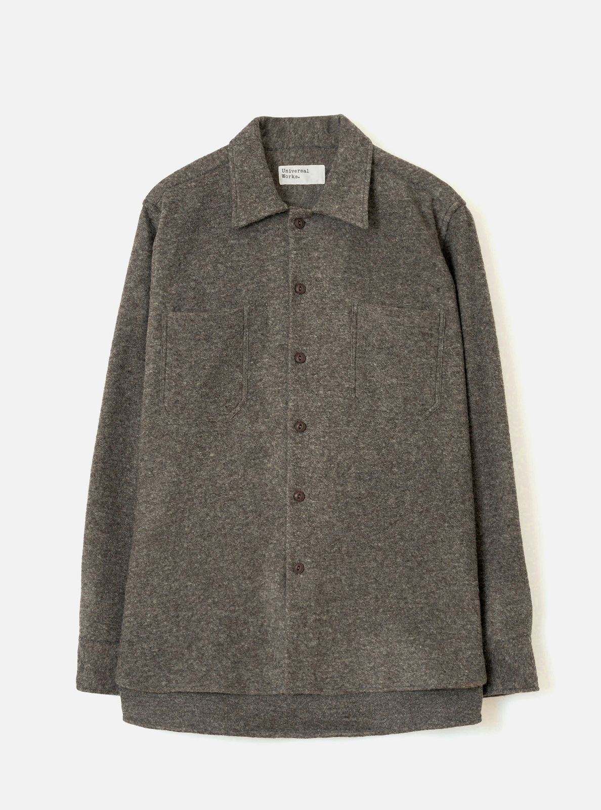 Mid Brown Dam Marl Work Shirt