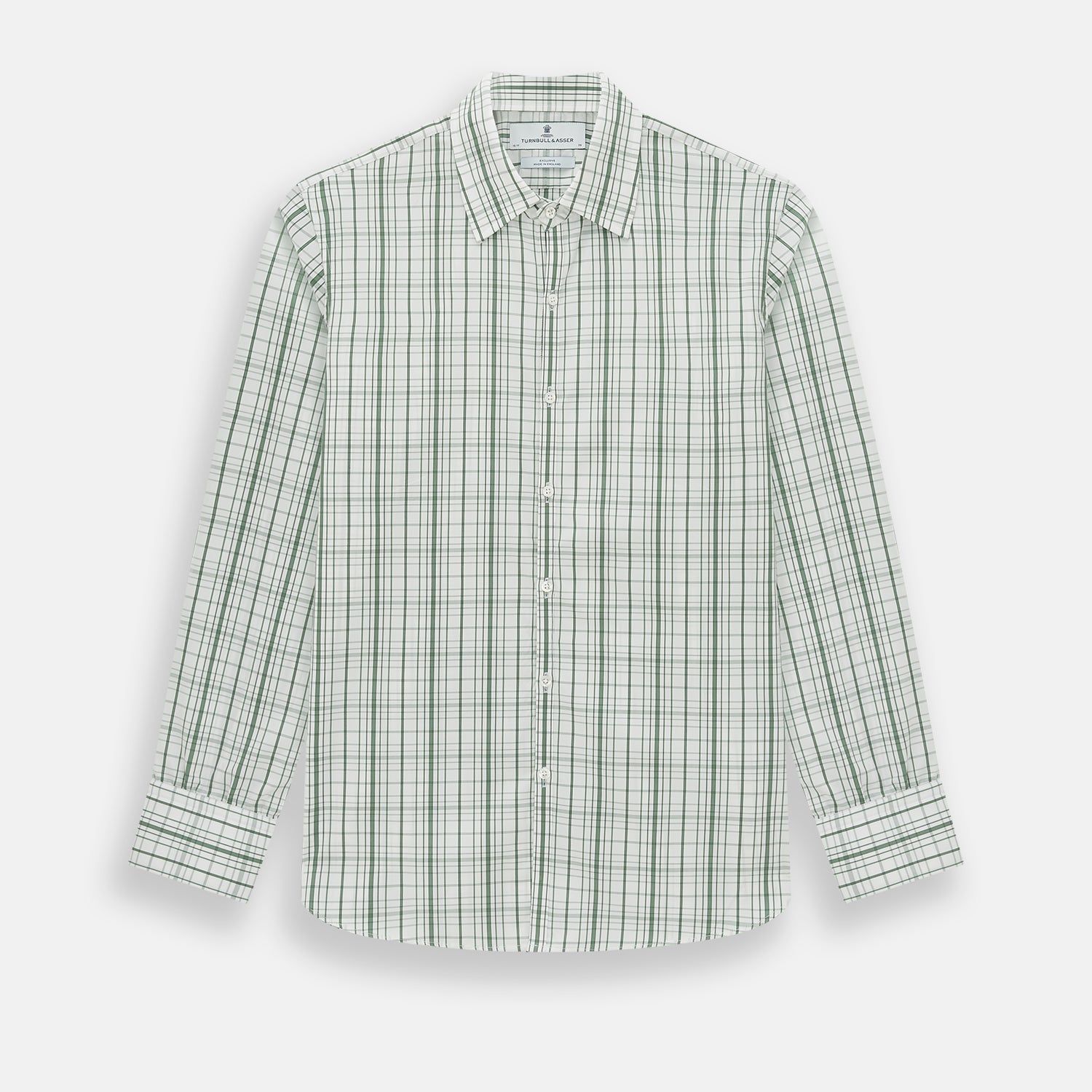Sage Green Plaid Check Westminster Shirt