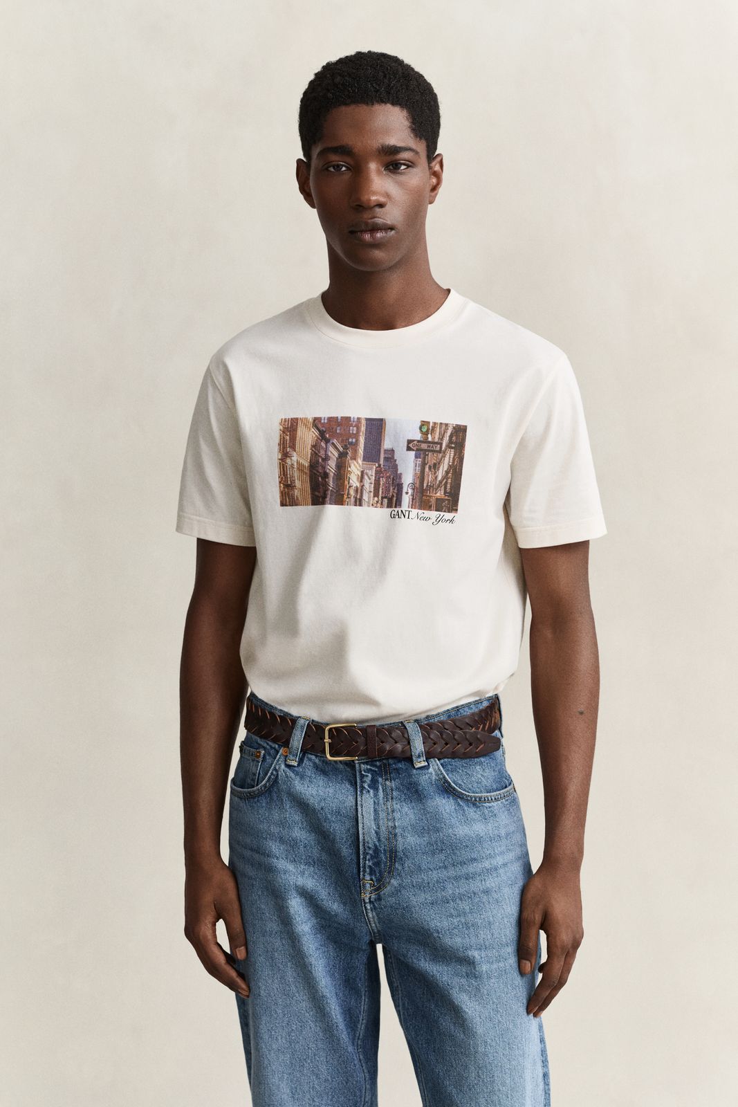 Seasonal Graphic T-Shirt - CREAM
