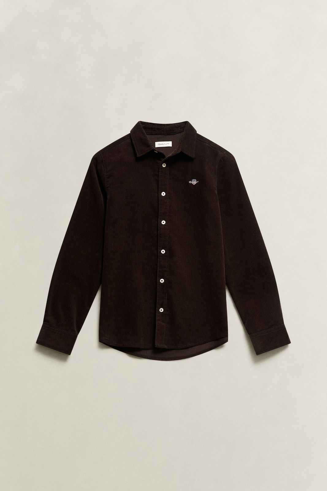 Teen Boys Corduroy Shirt - SHADOW BROWN