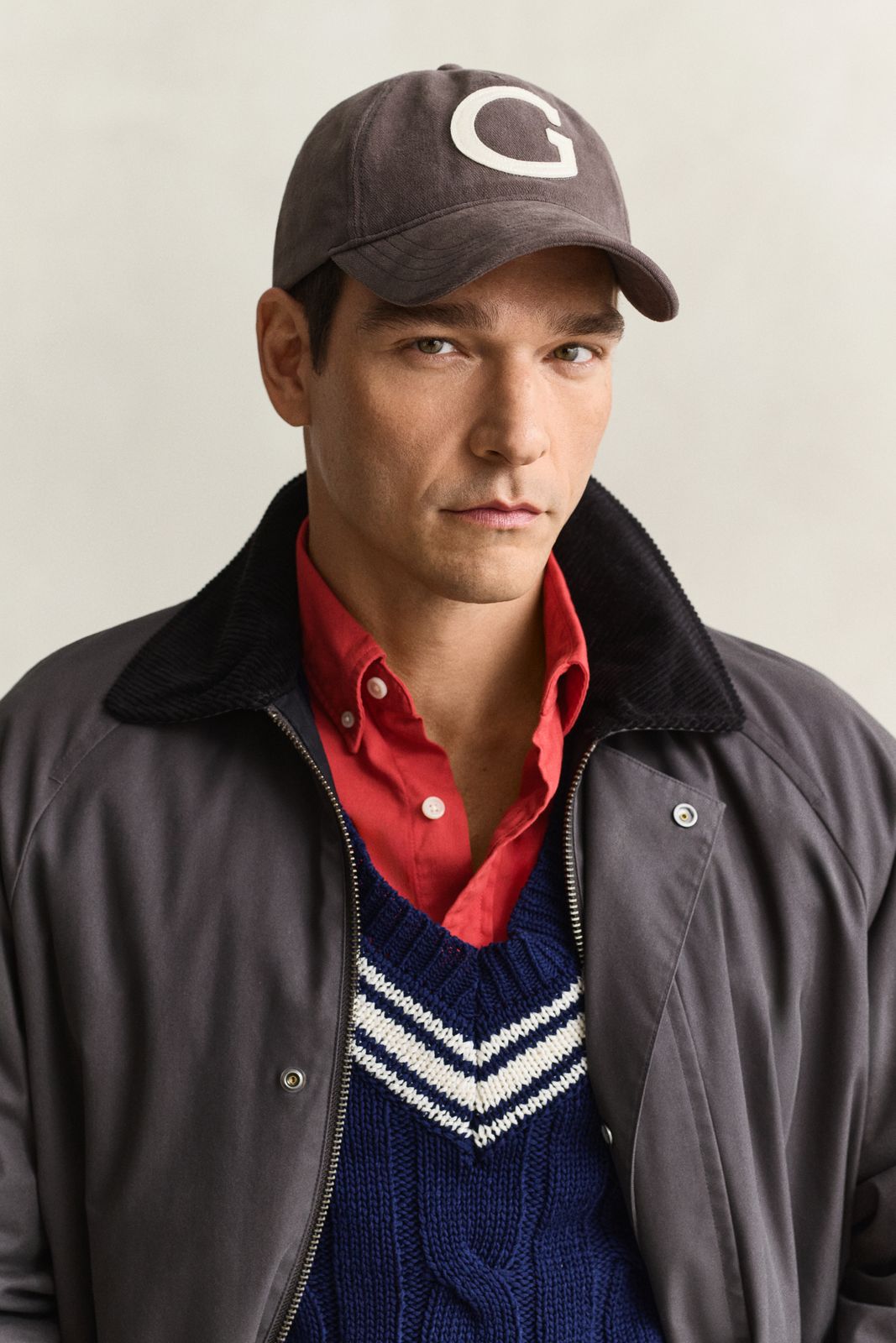 G Badge Moleskin Cap - EVENING BLUE