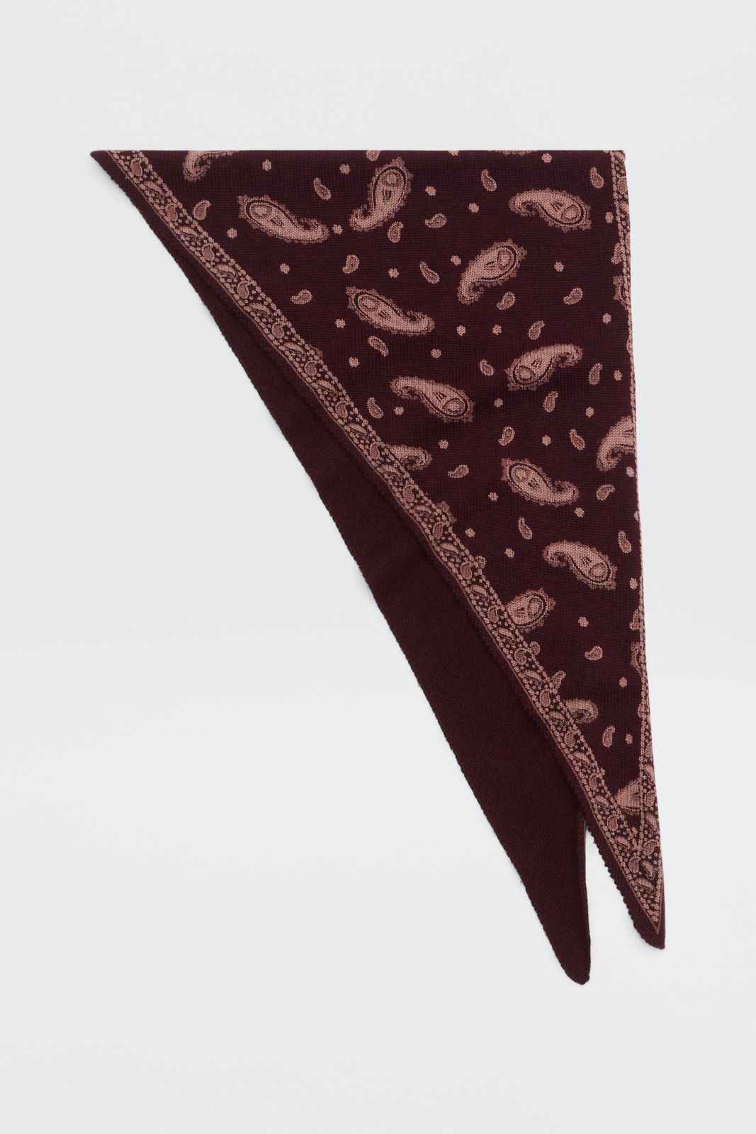 Lianora - Daisy Paisley Knit Oxblood