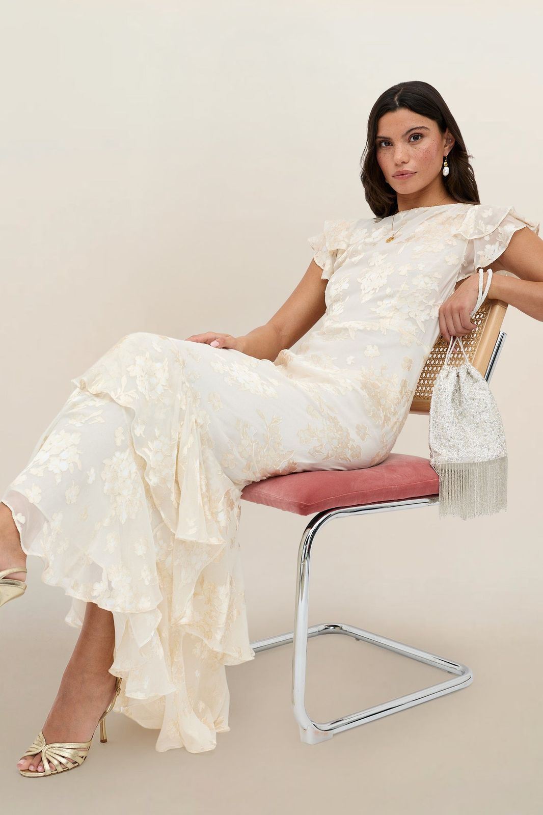 Ordinia  -  Bouquet Devore Cream