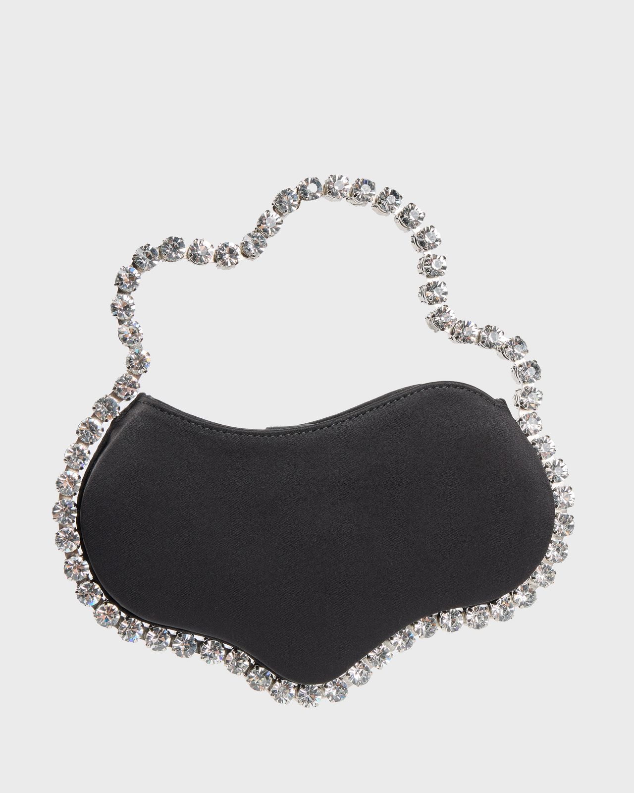 Black Wavy Eternity Clutch