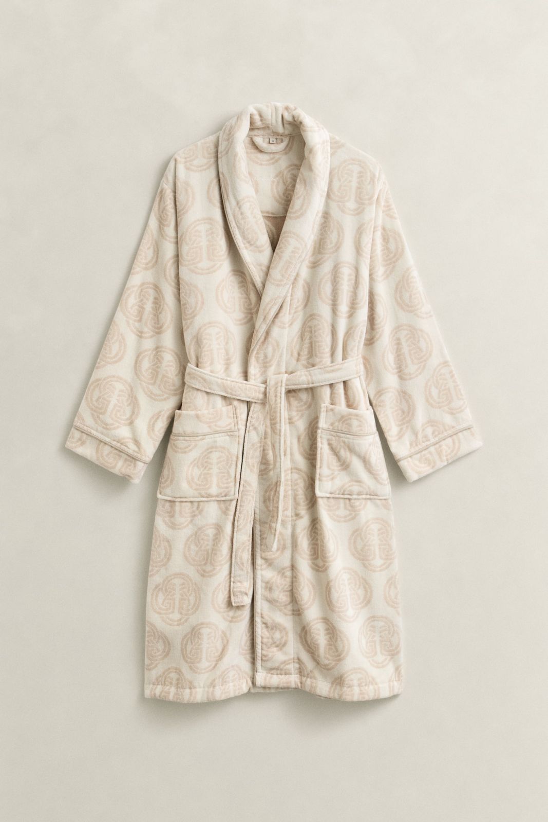 Monogram Robe - Darkened Wine
