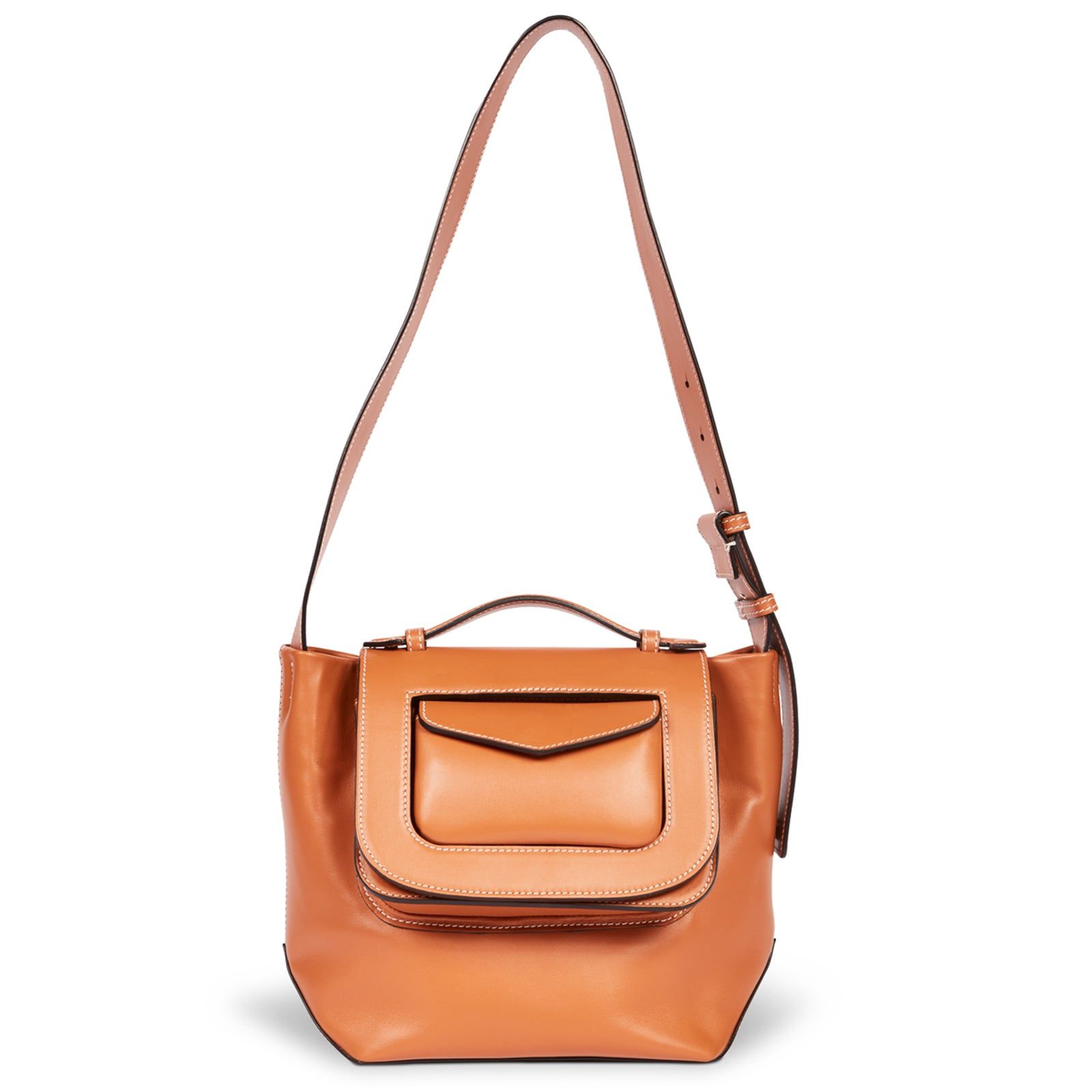 RUTH SMALL tan -stitched-