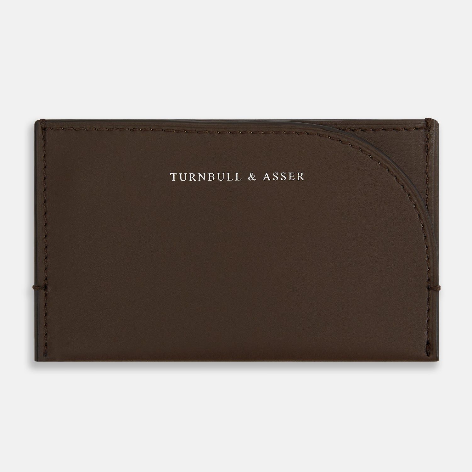 Dark Chocolate Slim Rounded Card Case