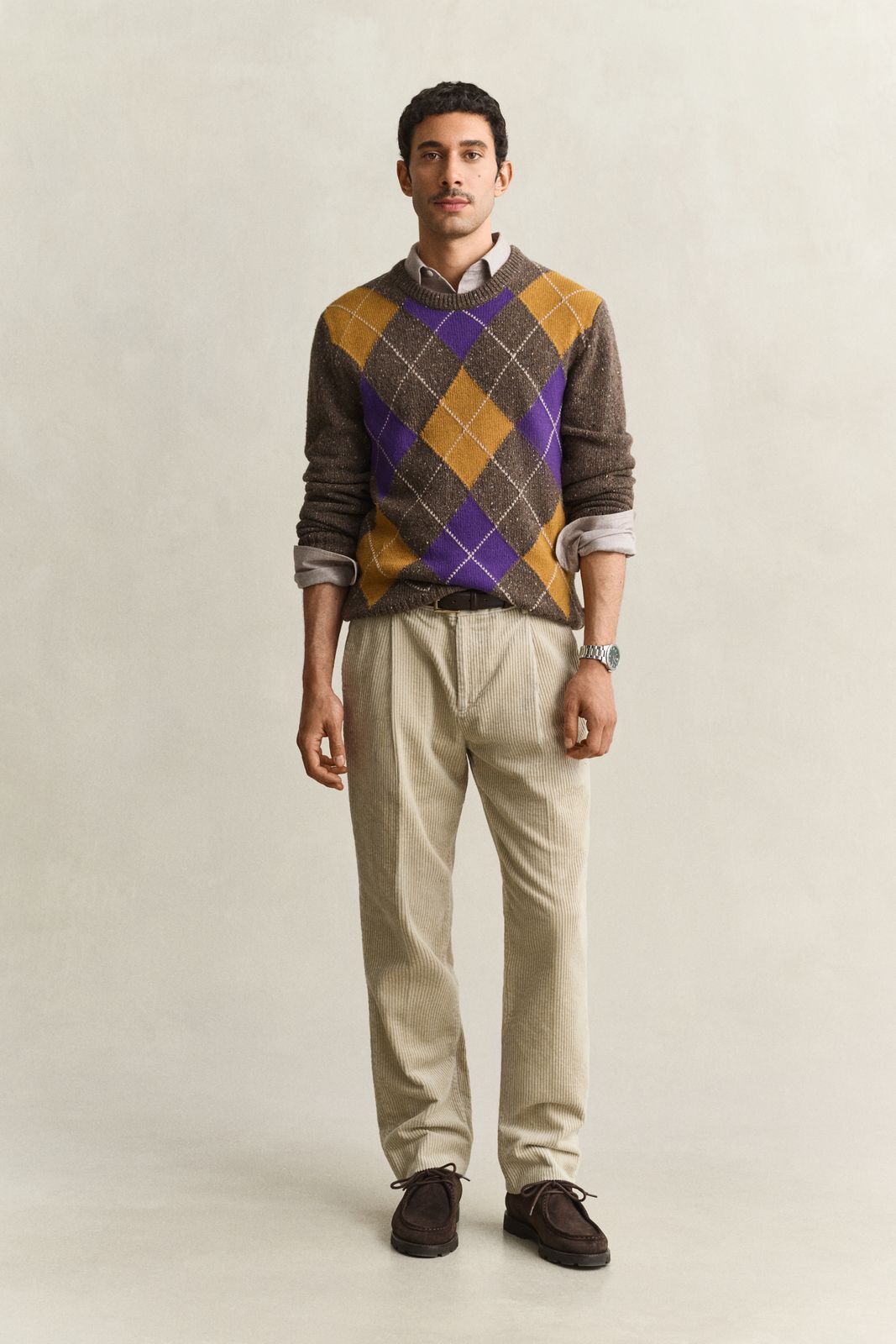 Corduroy Suit Pants - EVENING BLUE