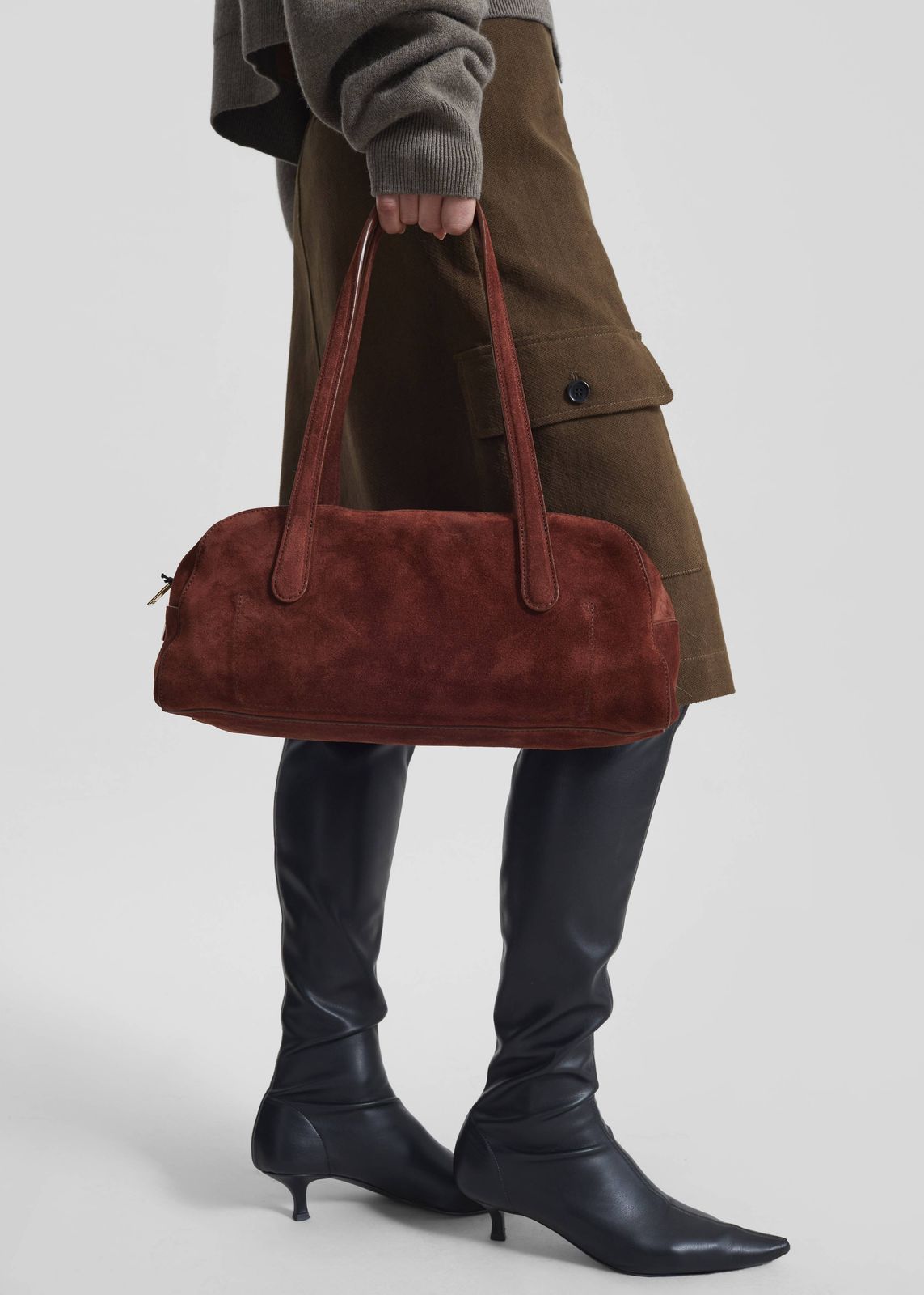 Mansur Gavriel Helios Bag - Chocolate
