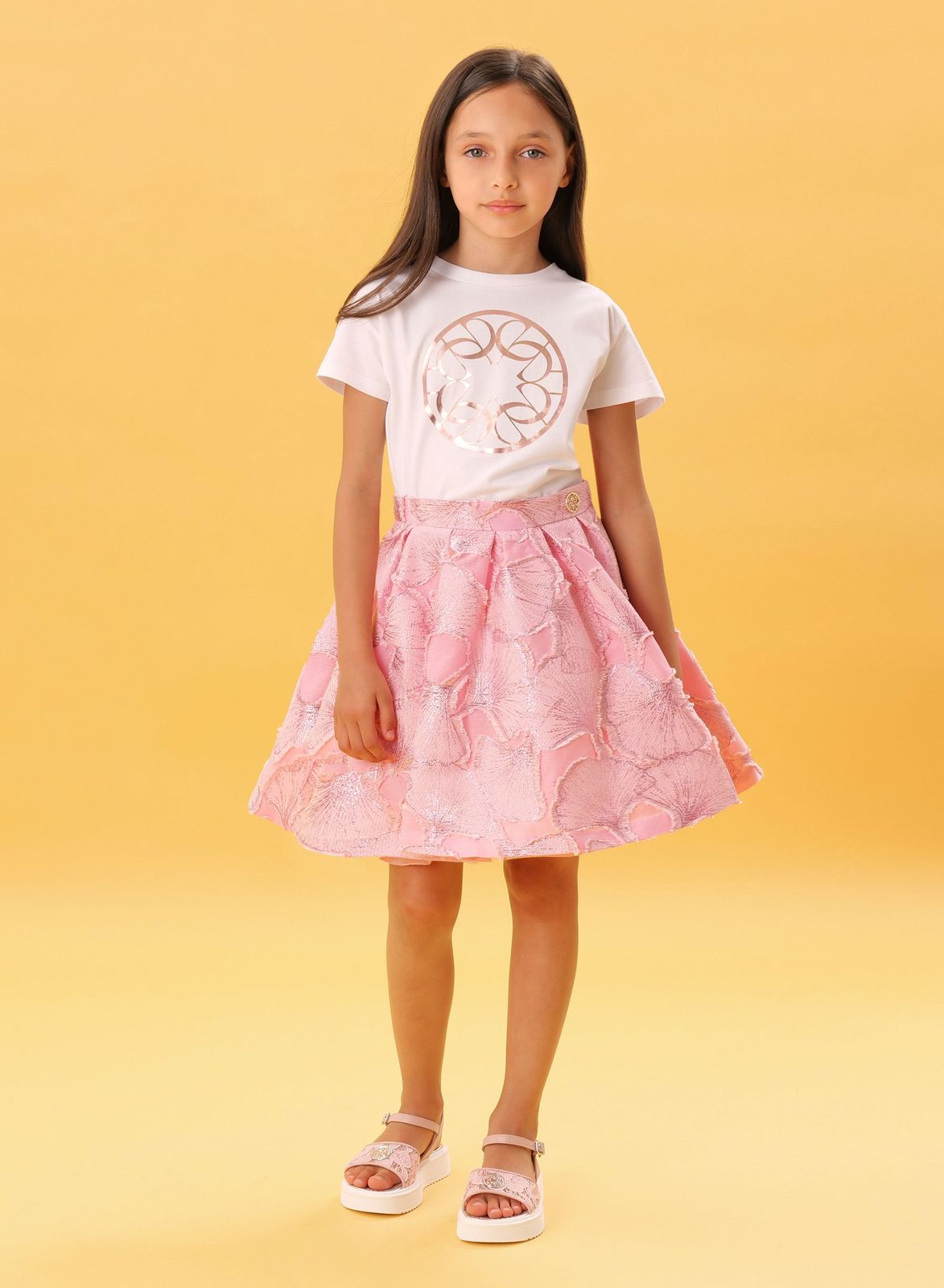 Pink and Gold Skirt