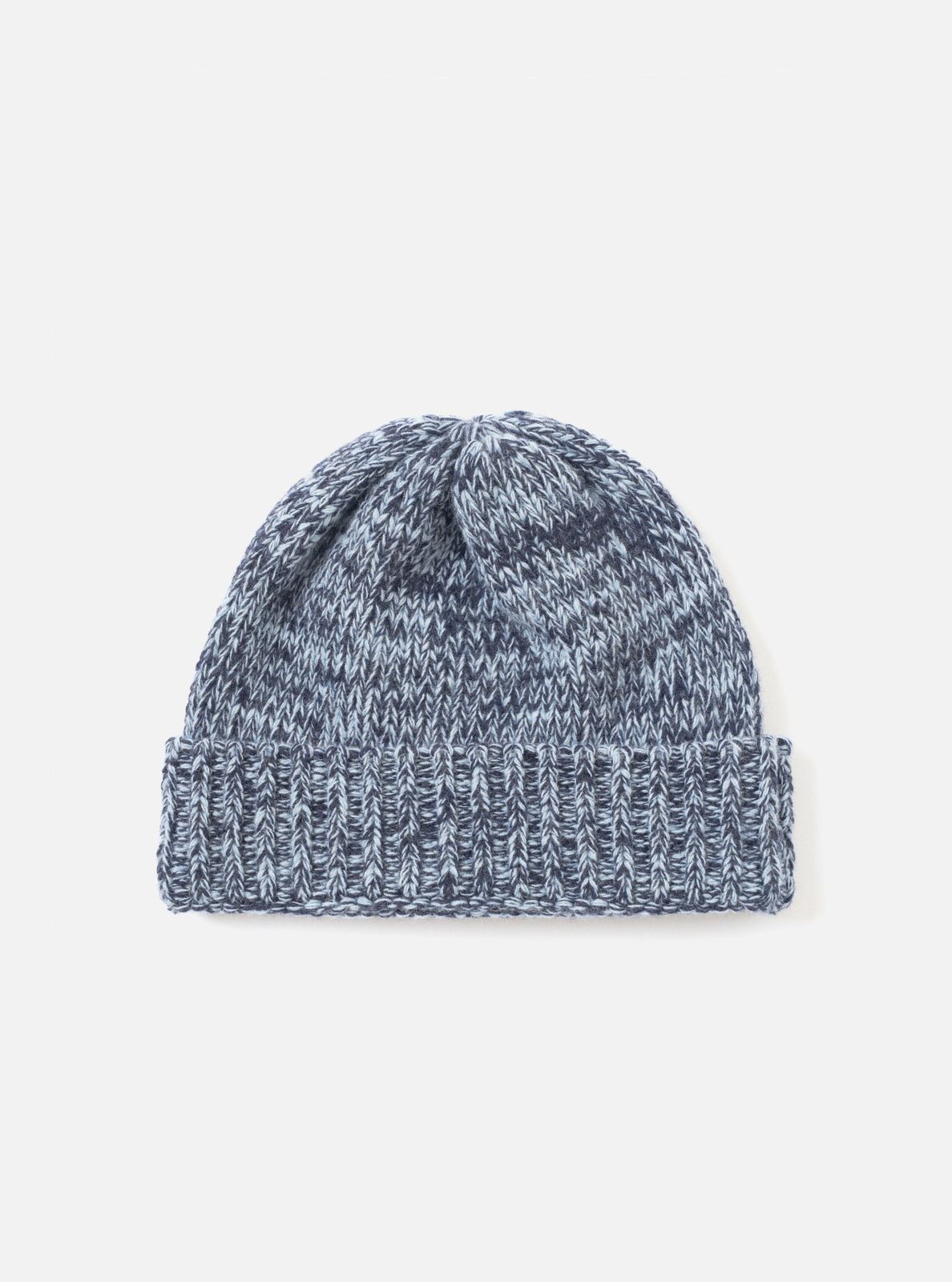 Sky/navy Lambswool Watch Cap