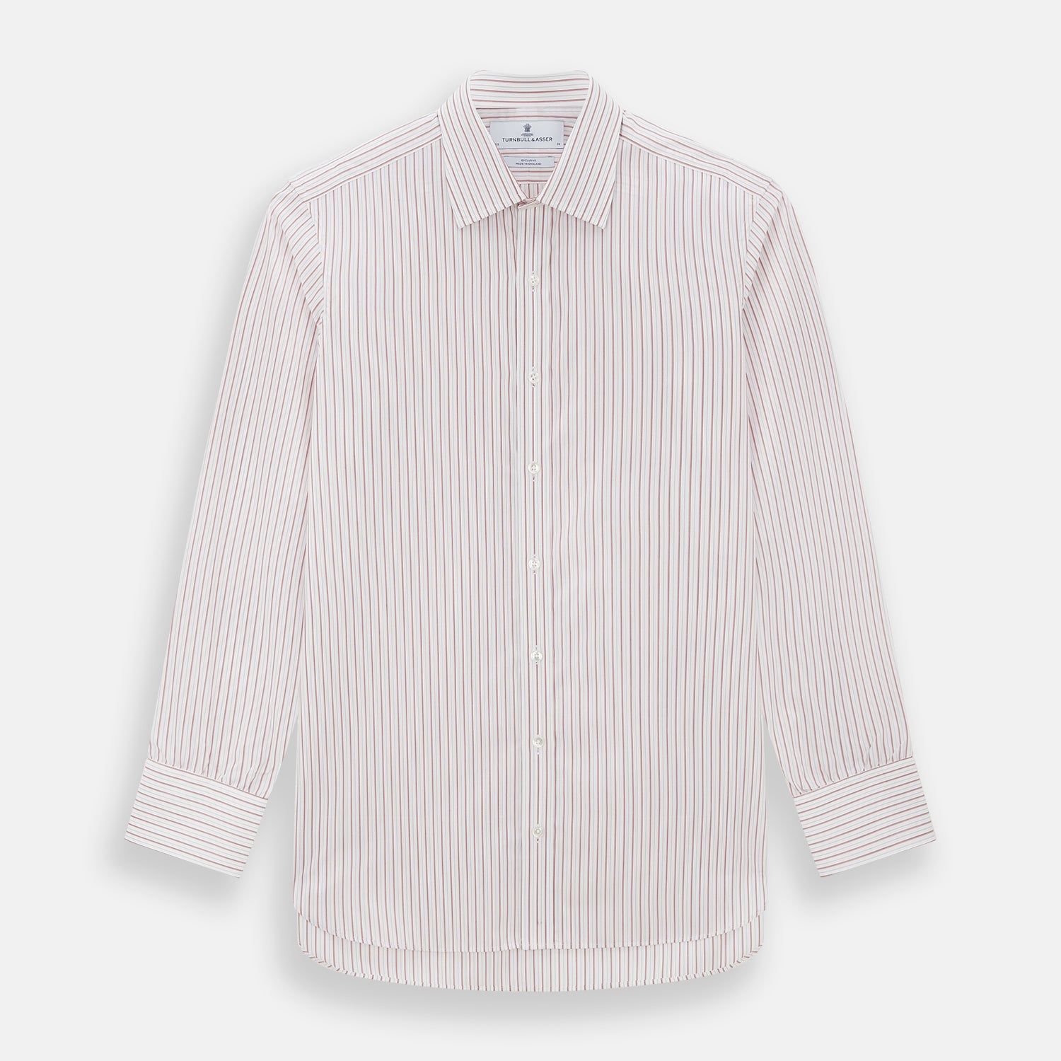 Red Multi Ticking Stripe Mayfair Shirt