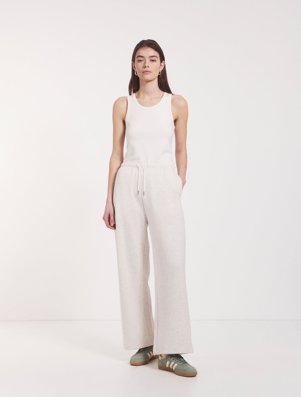Classic Lounge Sweatpant In Oatmeal Marl