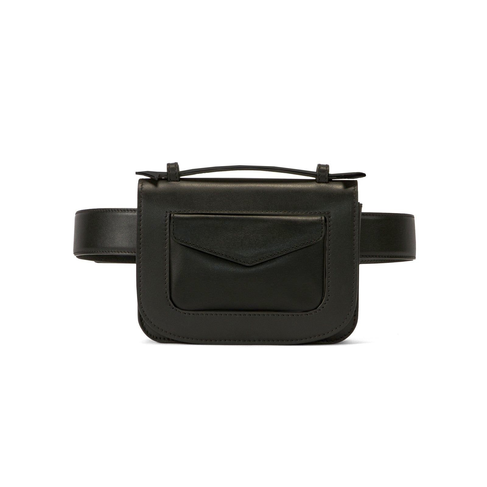 AIMÉE BELTED black