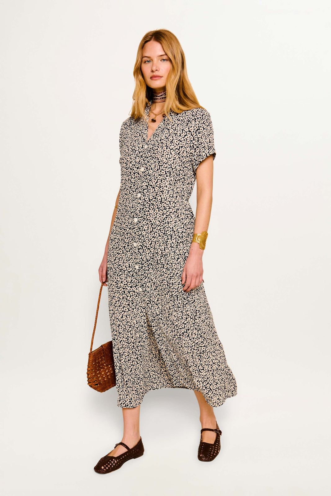 Florrie - English Daisy Deep Navy