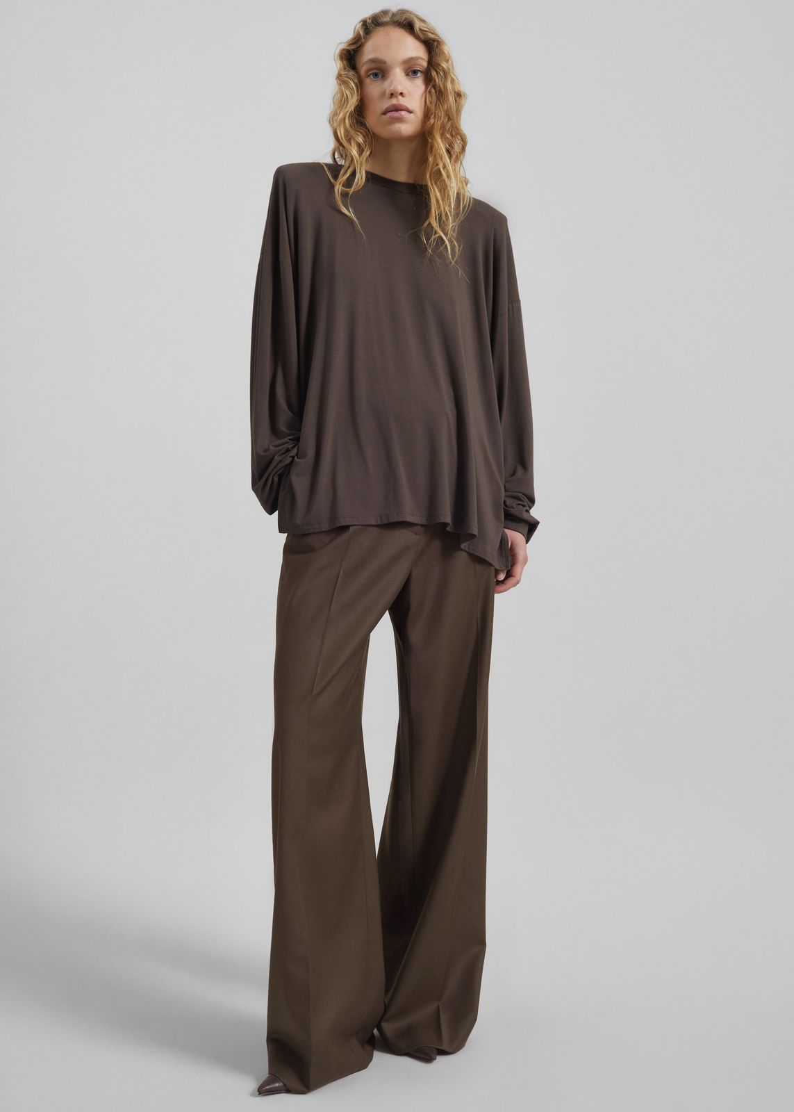 Ravvi Soft Padded Top - Brown