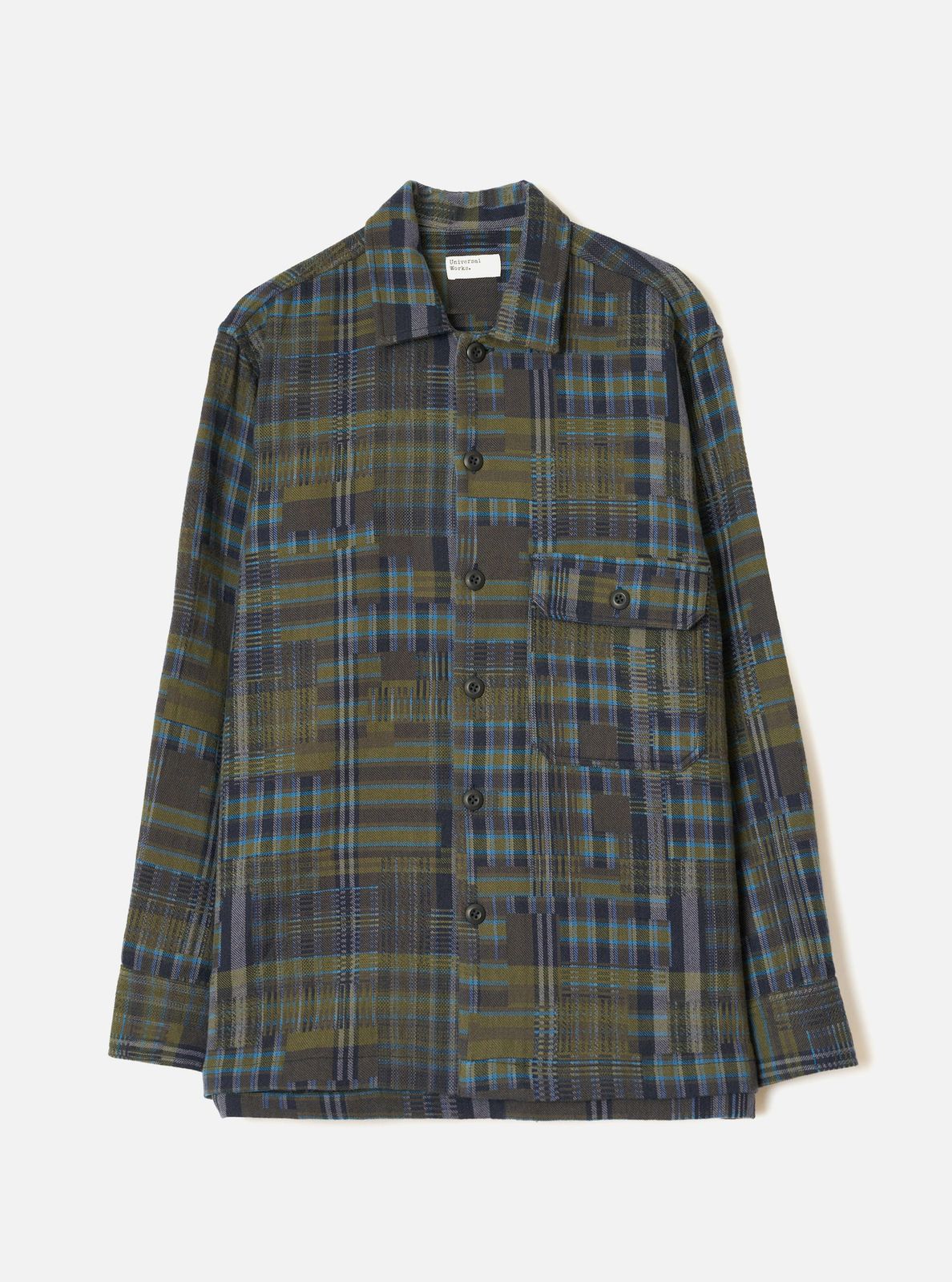 Olive Shadows Check Fatigue Shirt