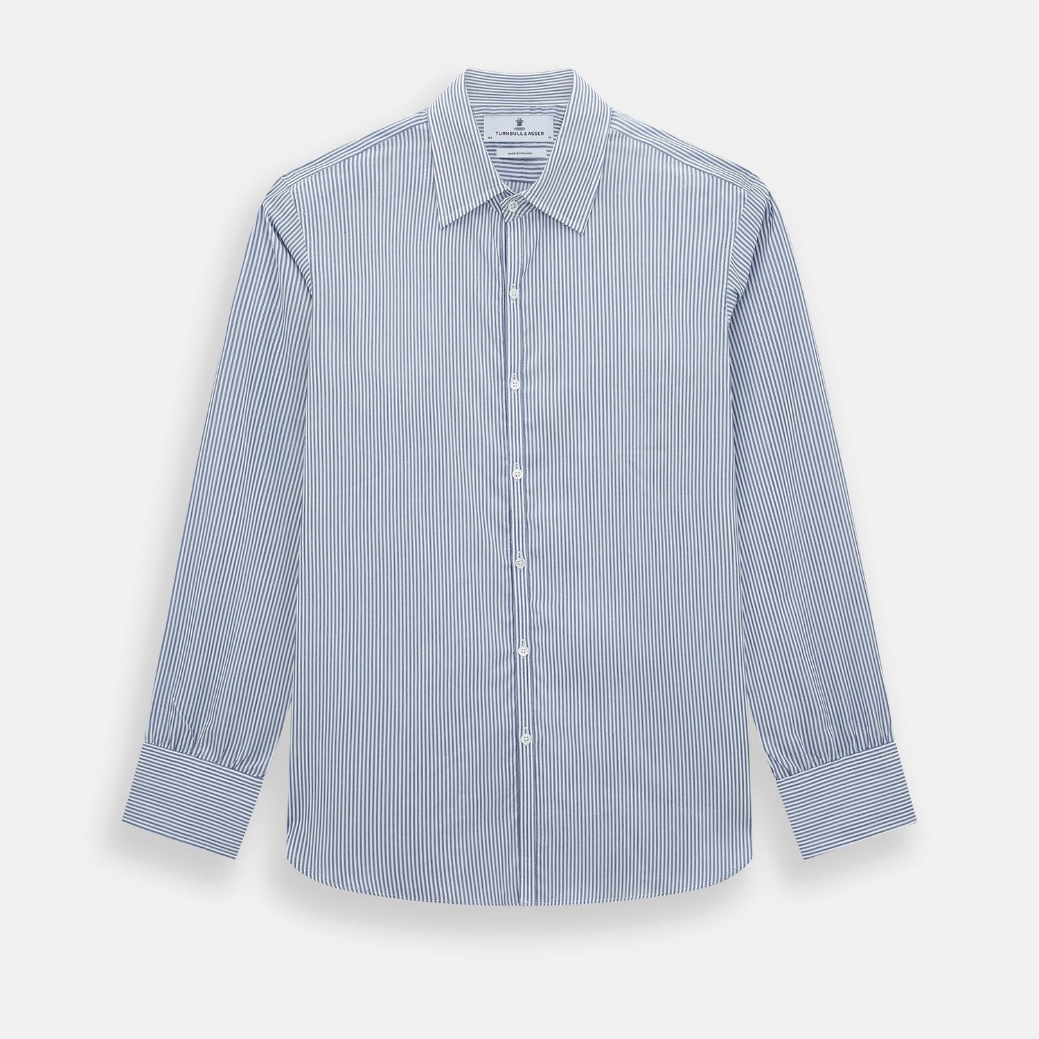 Navy And White Stripe Westminster Shirt