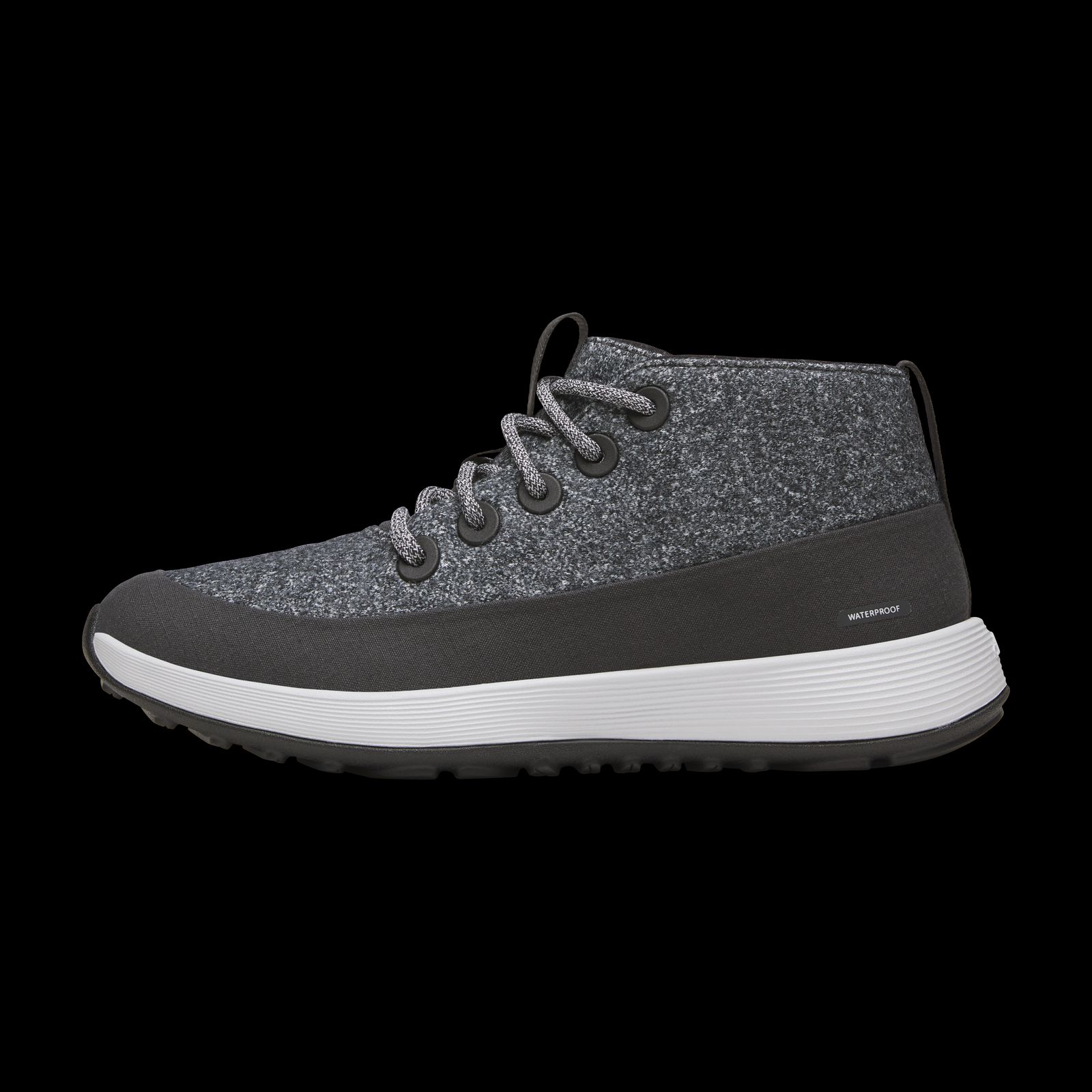 Women's Wool Runner Nz Mid Waterproof - Dark Grey (light Grey Sole)