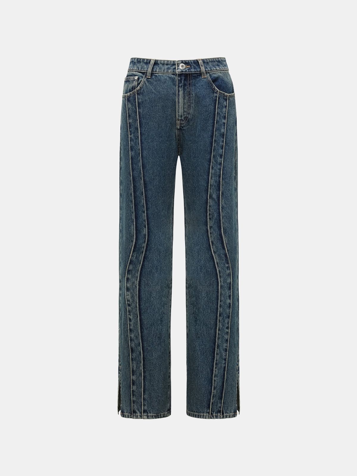 Wave Straight Leg Jeans