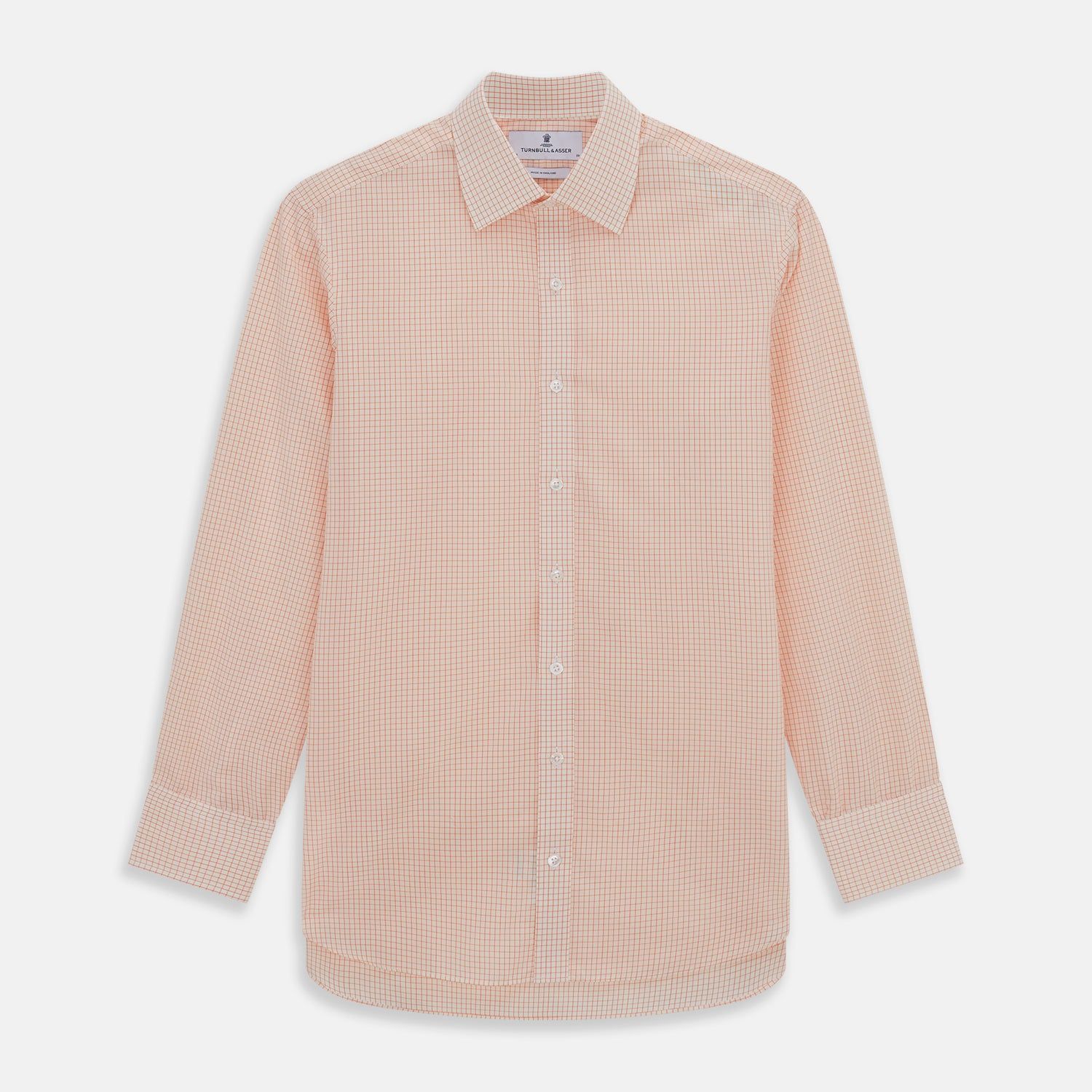 Orange Graph Check Mayfair Shirt