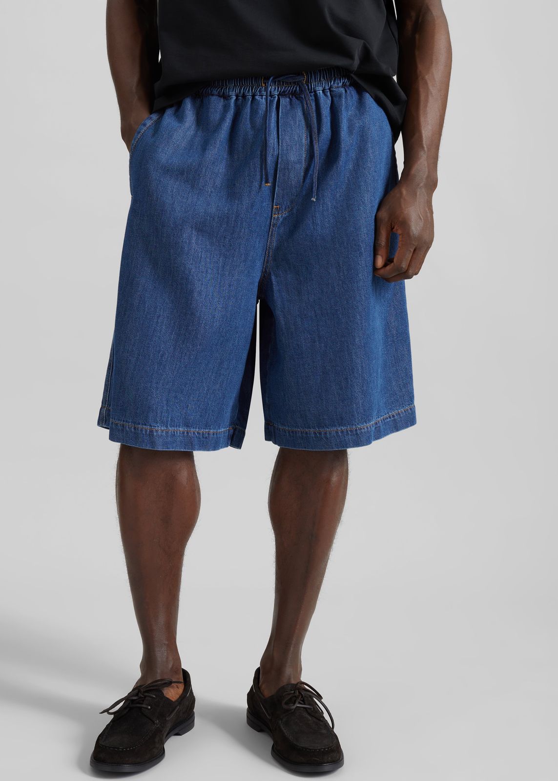 Darkpark Brad Jogger Fit Shorts Denim - Medium Full