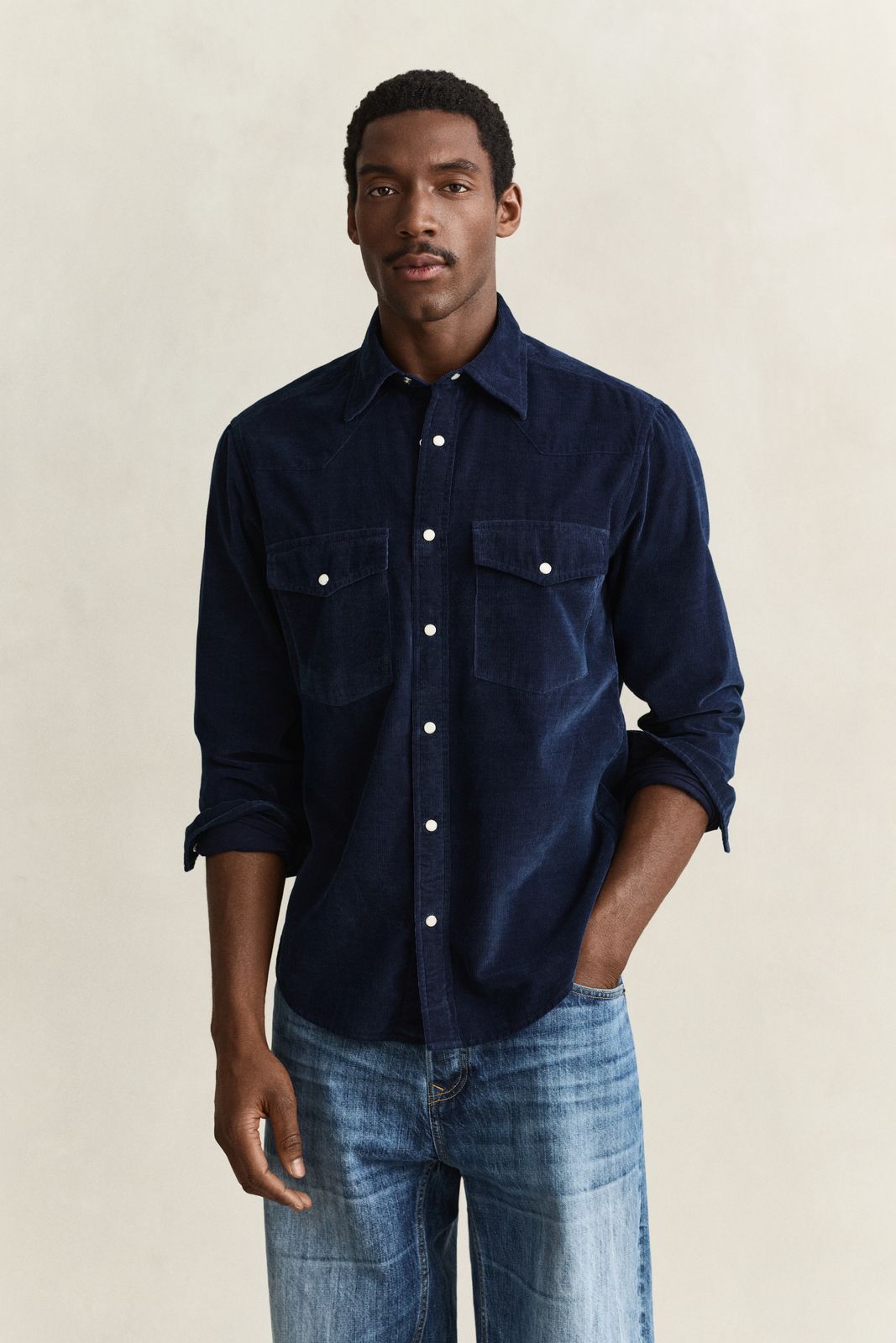 Corduroy Rodeo Shirt - INDIGO
