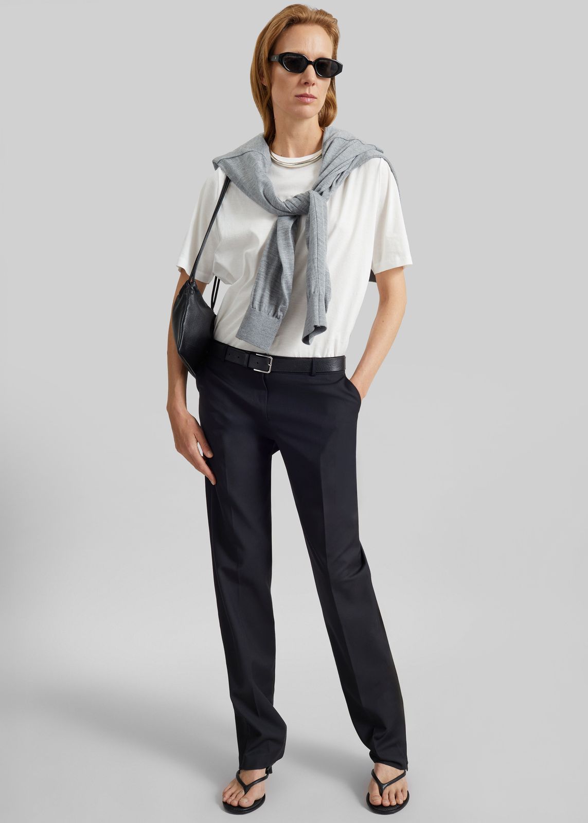Nantes Straight Trousers - Black