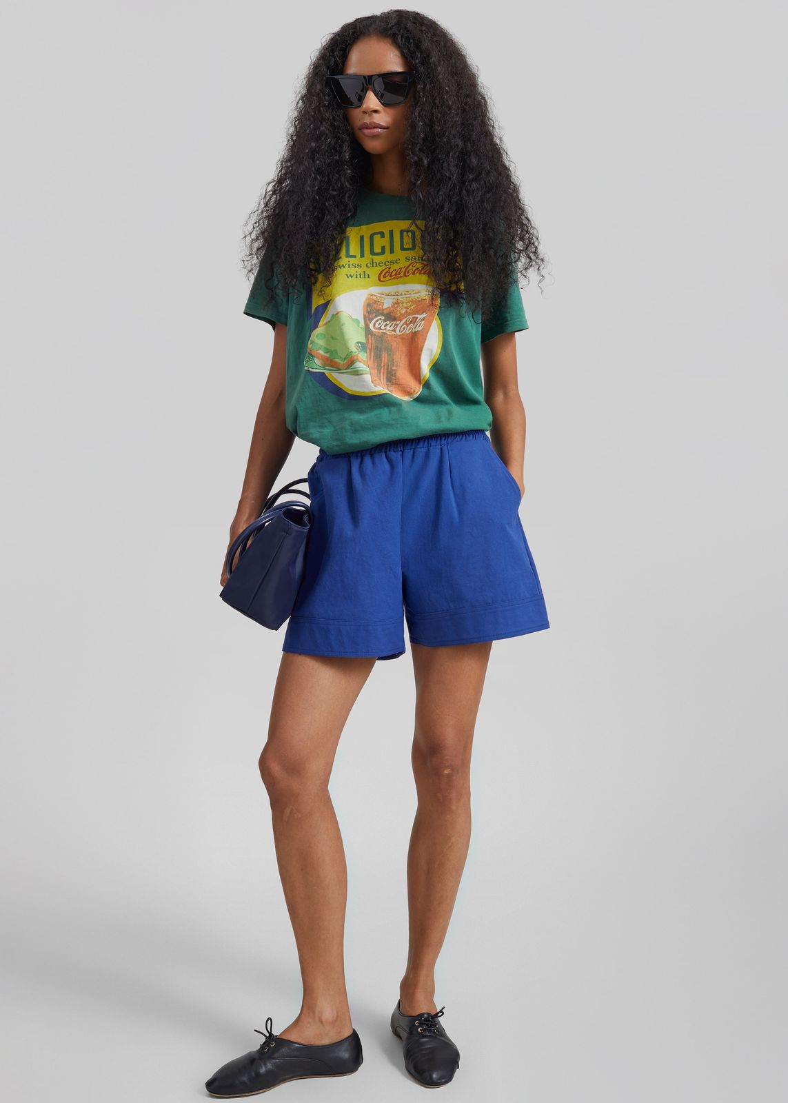 Kampala Cotton Shorts - Cobalt