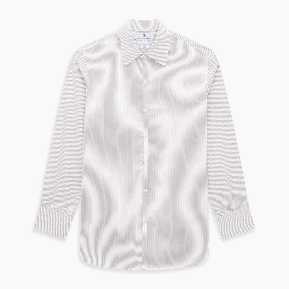 Red And Blue Ticking Stripe Westminster Shirt