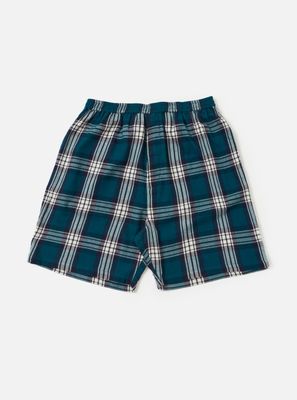 Forest Brushed Plaid Pyjama Short