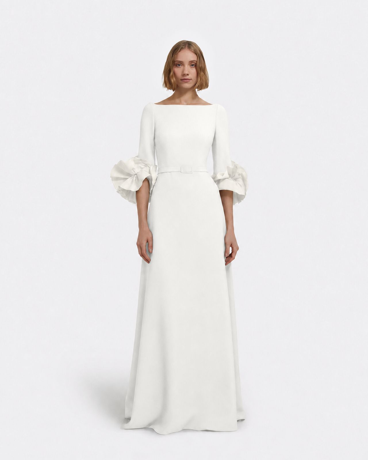Belisa Long Dress in Ivory