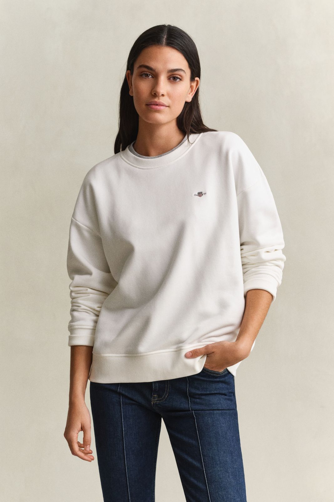 Shield Sweatshirt - DEEP BROWN