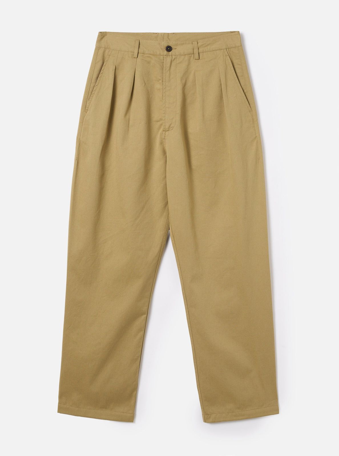Sand Twill Double Pleat Pant