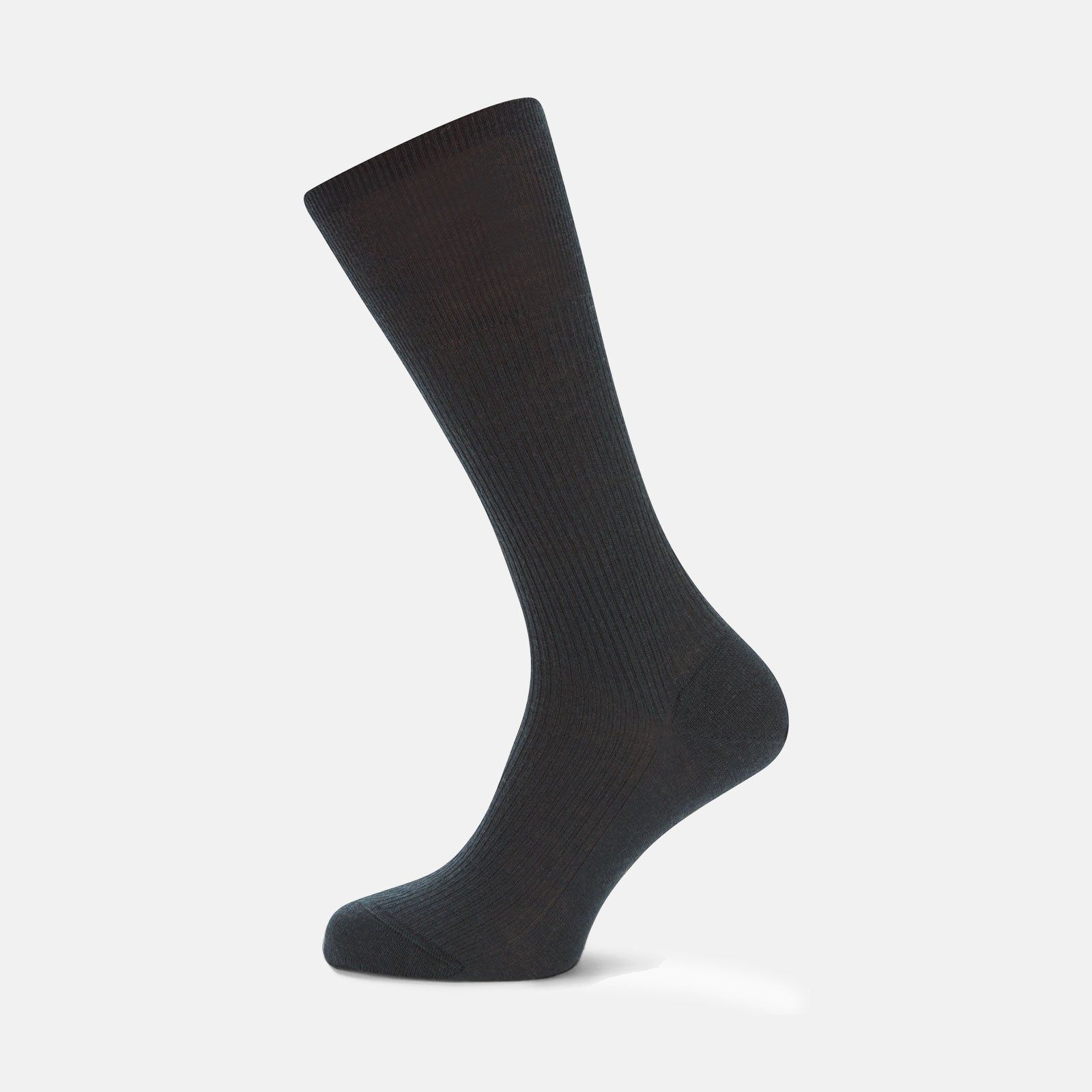 Racing Green Mid-length Merino Wool Socks