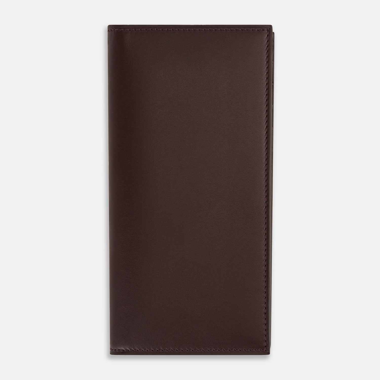 Burgundy B Cut Continental Wallet