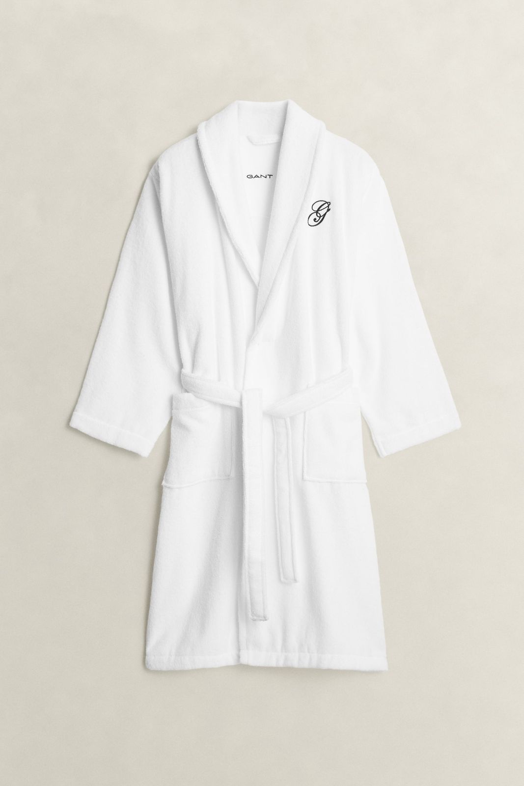 Embroidered Robe - MARINE