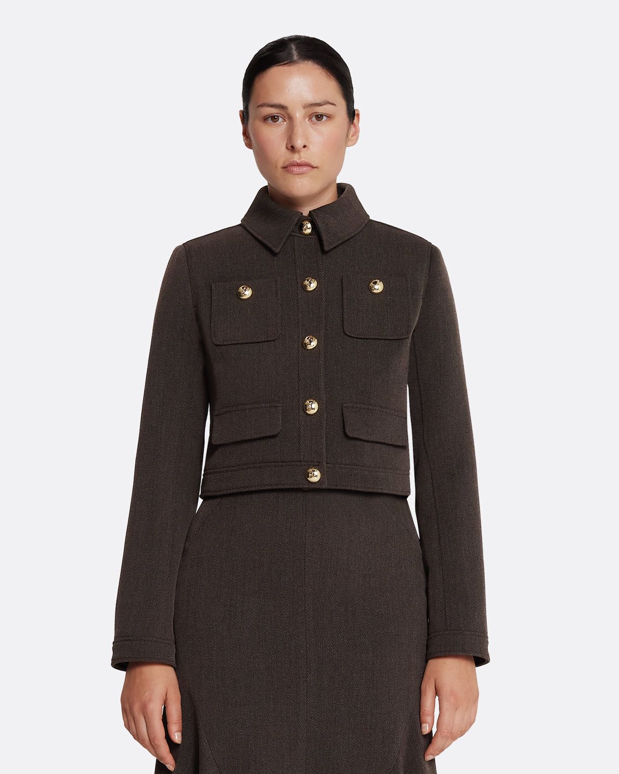 Darby Jacket in Soft Brown