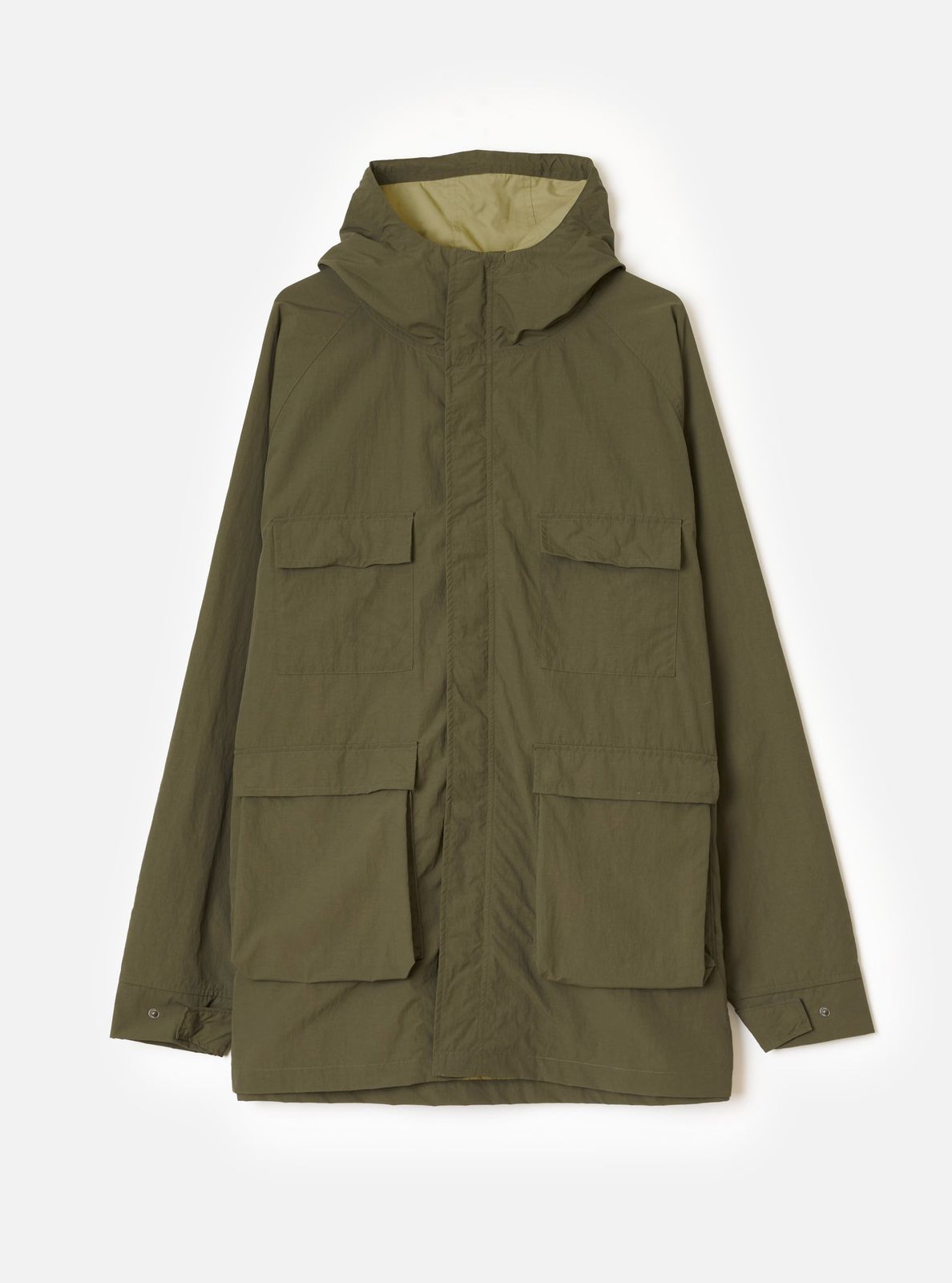 Olive Wr Recycled Nylon Peak Parka