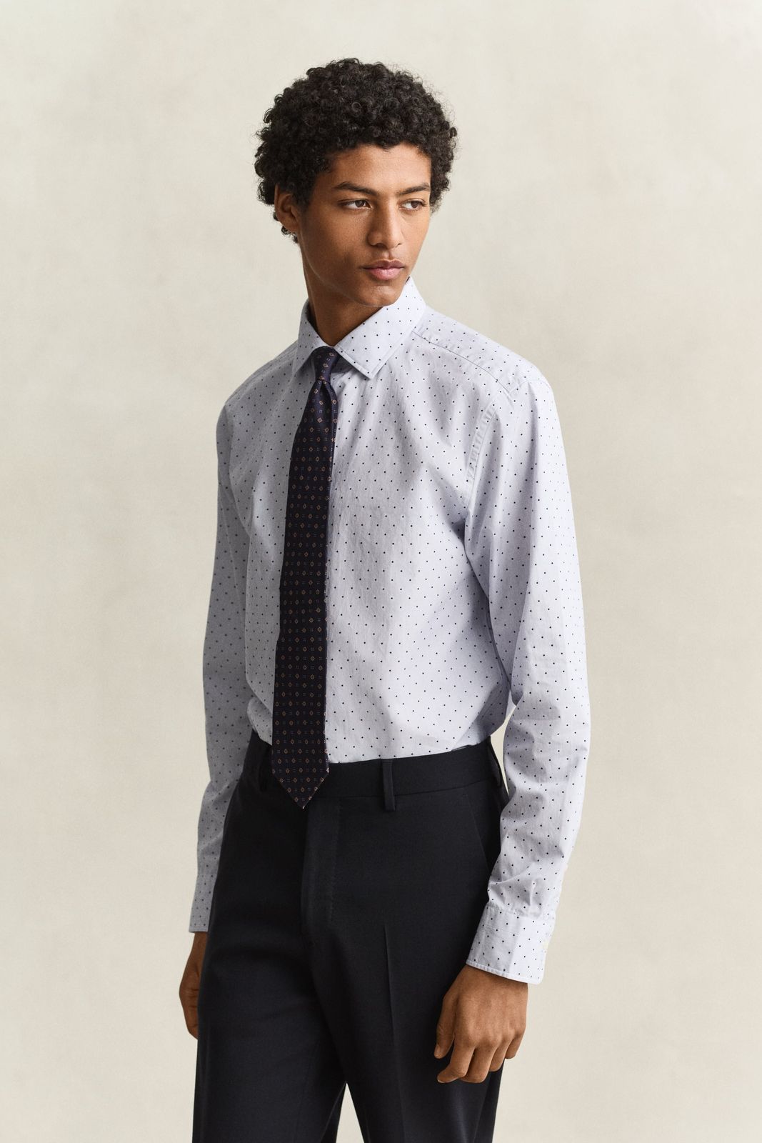 Fil Coupé Shirt - PERSIAN BLUE