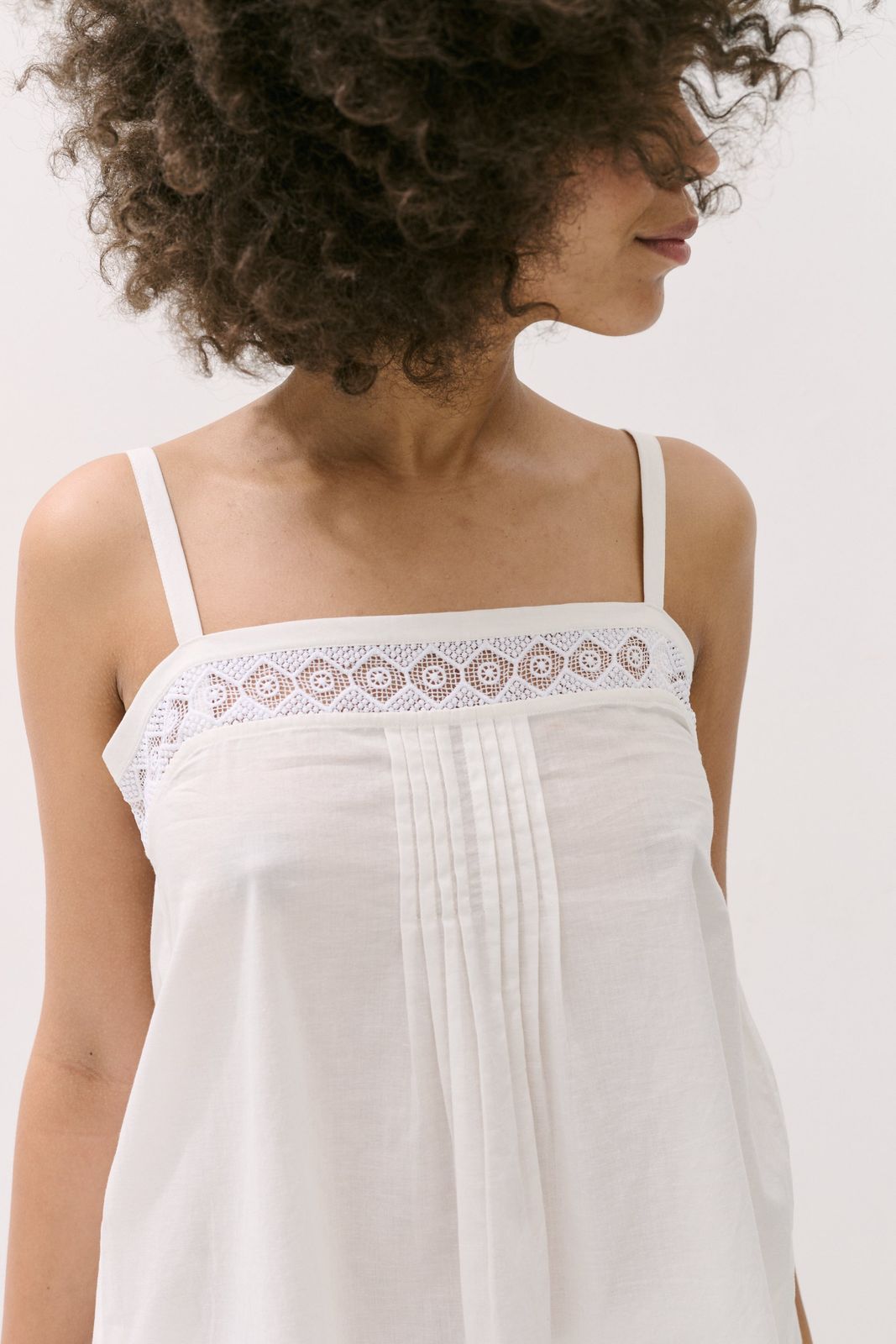 Martha Cami & Shorts Set White