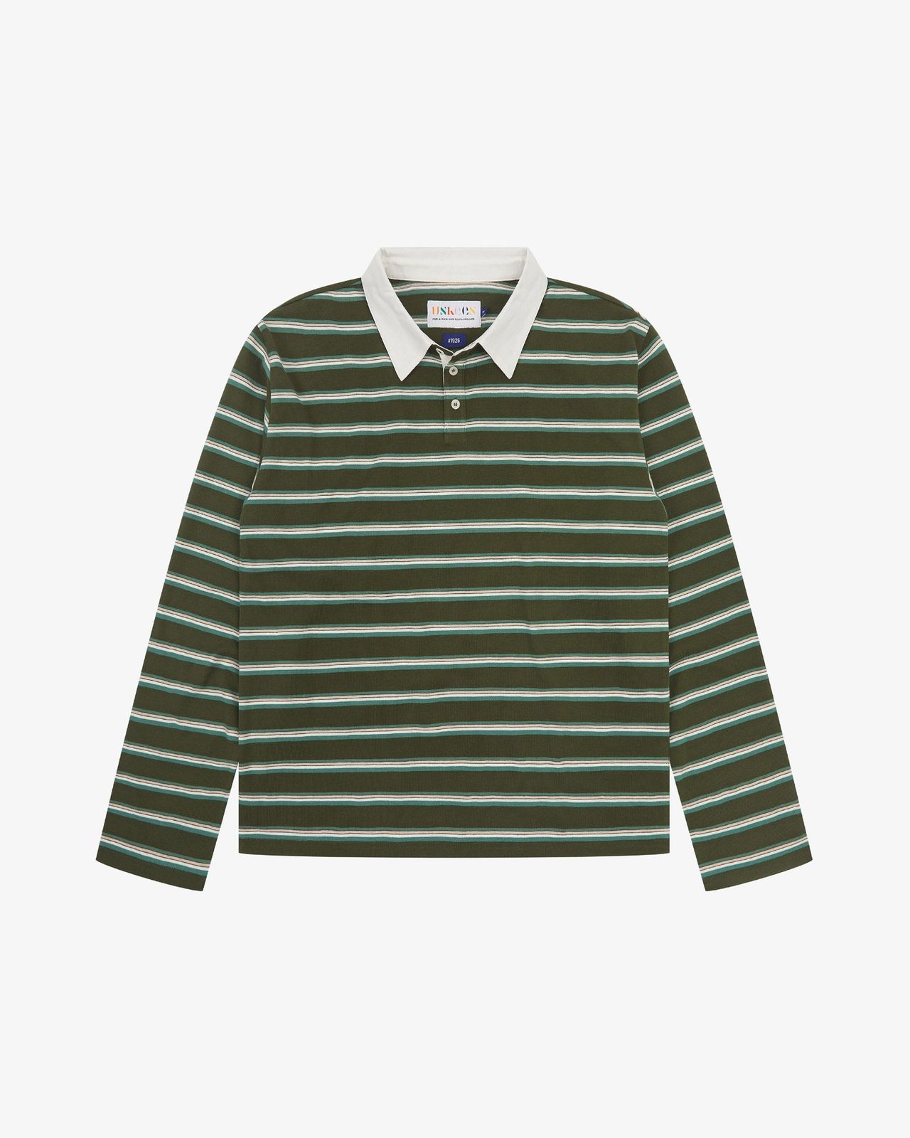 7025 Stanage Scrum Jersey - Hallam Green Stripe