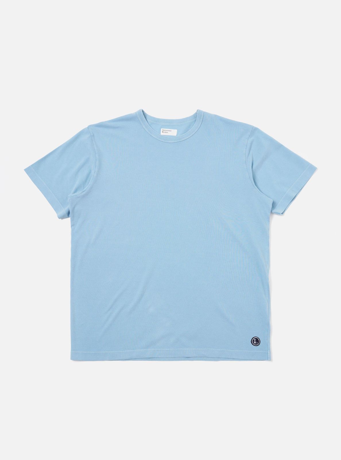 Pale Blue Piquet Core Tee