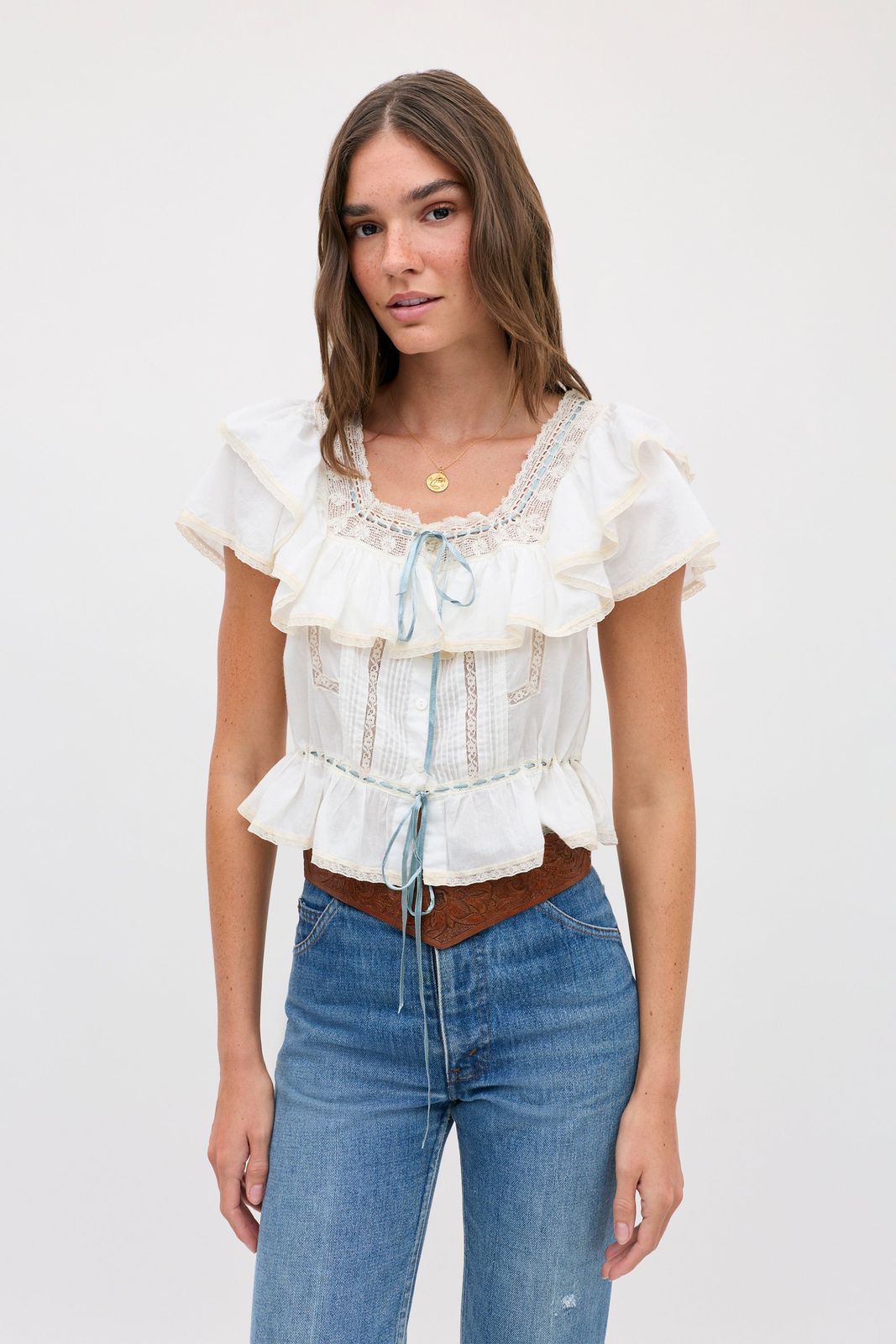 melisa top ivory